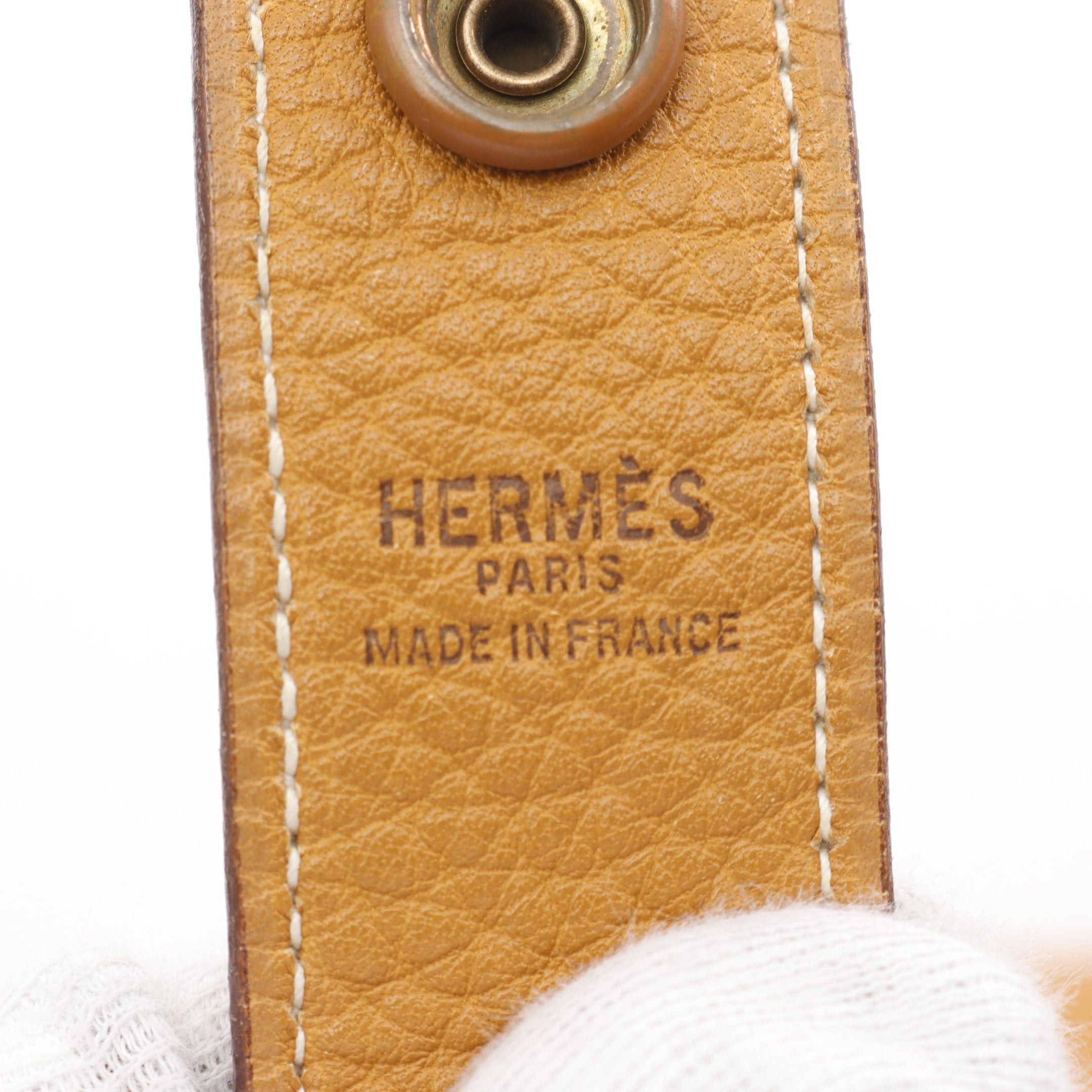Hermes Hermes Rodeo Natural Shoulder Bag Fjord Leather Light Brown Gold Hardware ○P Stamp Size ONE SIZE - 4 Thumbnail