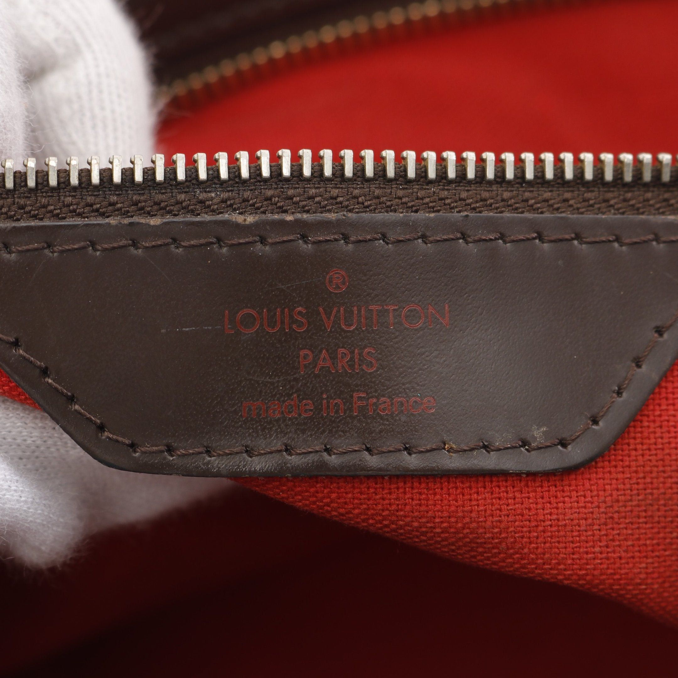 Louis Vuitton Louis Vuitton Chelsea Damier Ebene Shoulder Bag Tote Leather Brown Size ONE SIZE - 4 Thumbnail