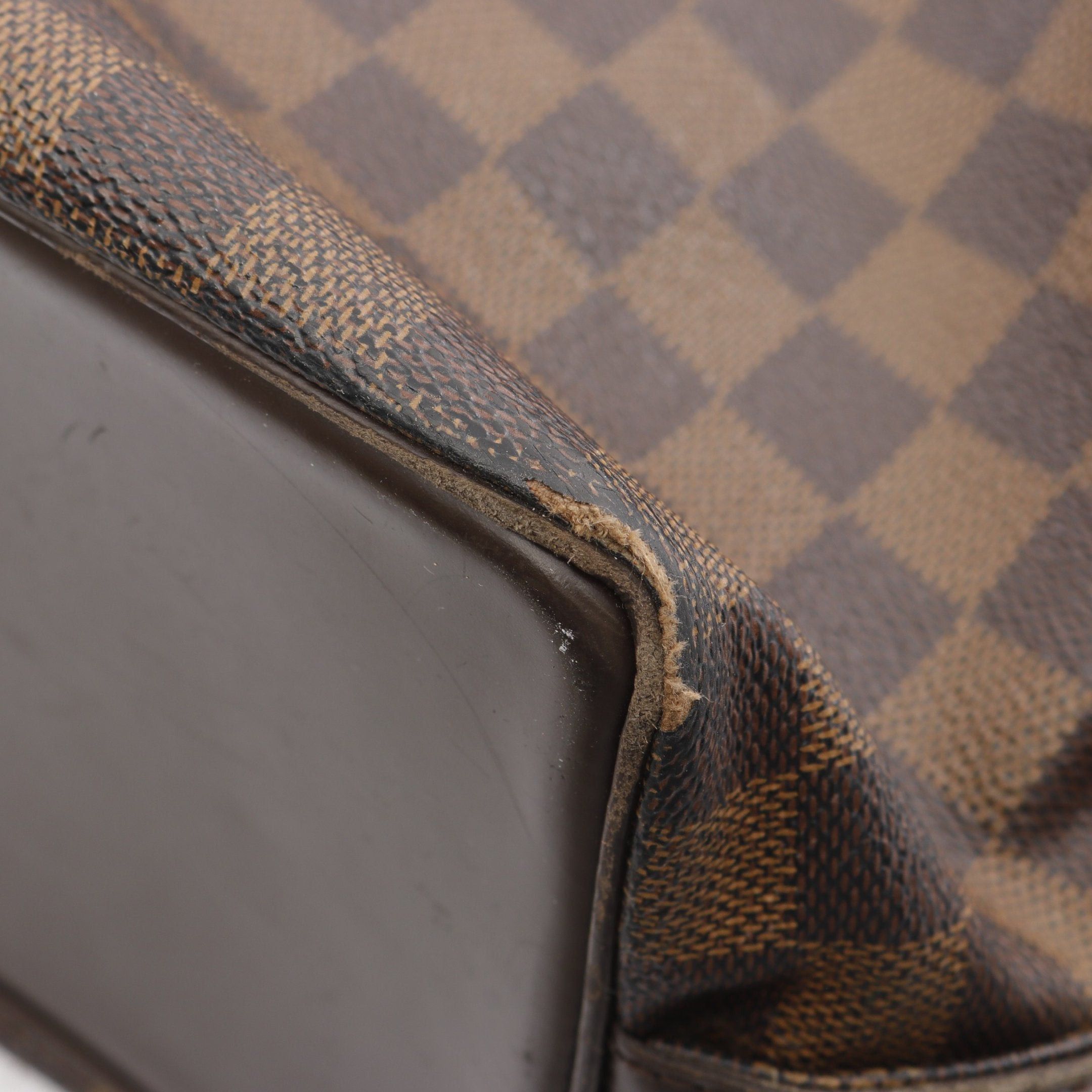 Louis Vuitton Louis Vuitton Chelsea Damier Ebene Shoulder Bag Tote Leather Brown Size ONE SIZE - 7 Thumbnail