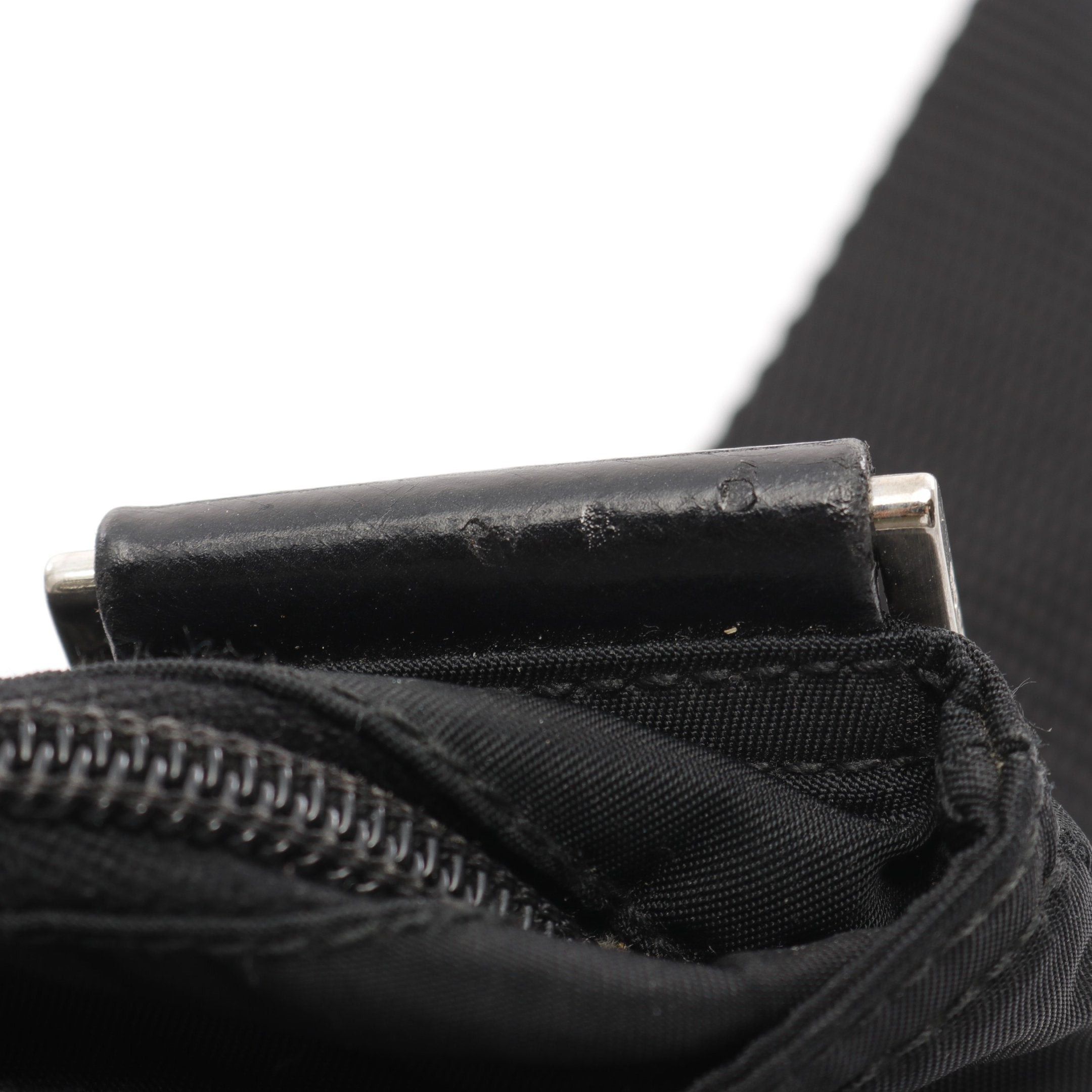 Prada Prada Shoulder Bag Nylon Black Prada Logo Plate Size ONE SIZE - 7 Thumbnail