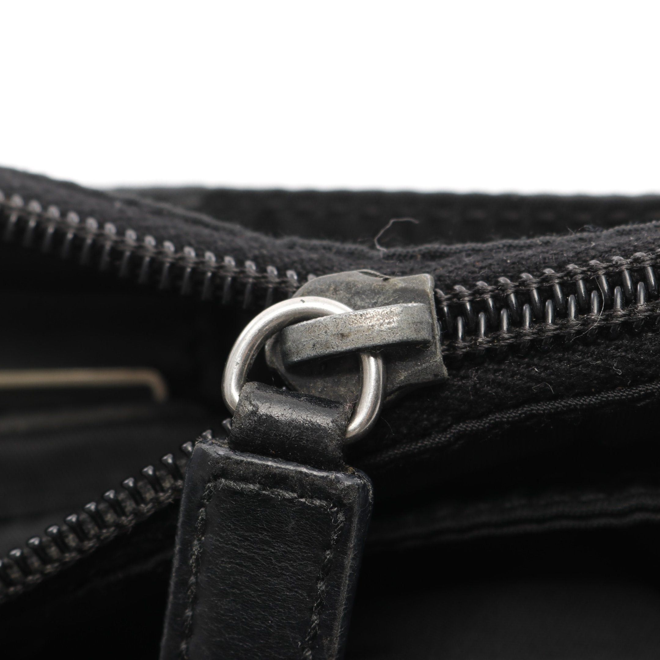 Prada Prada Shoulder Bag Nylon Black Prada Logo Plate Size ONE SIZE - 6 Thumbnail