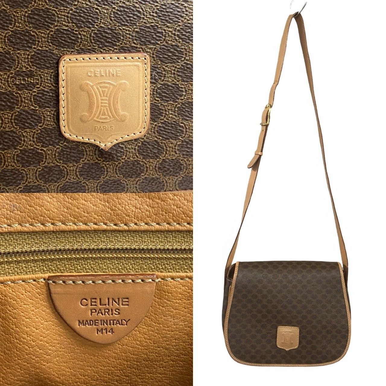 Celine Celine Shoulder Bag Brown Leather Size ONE SIZE - 3 Thumbnail