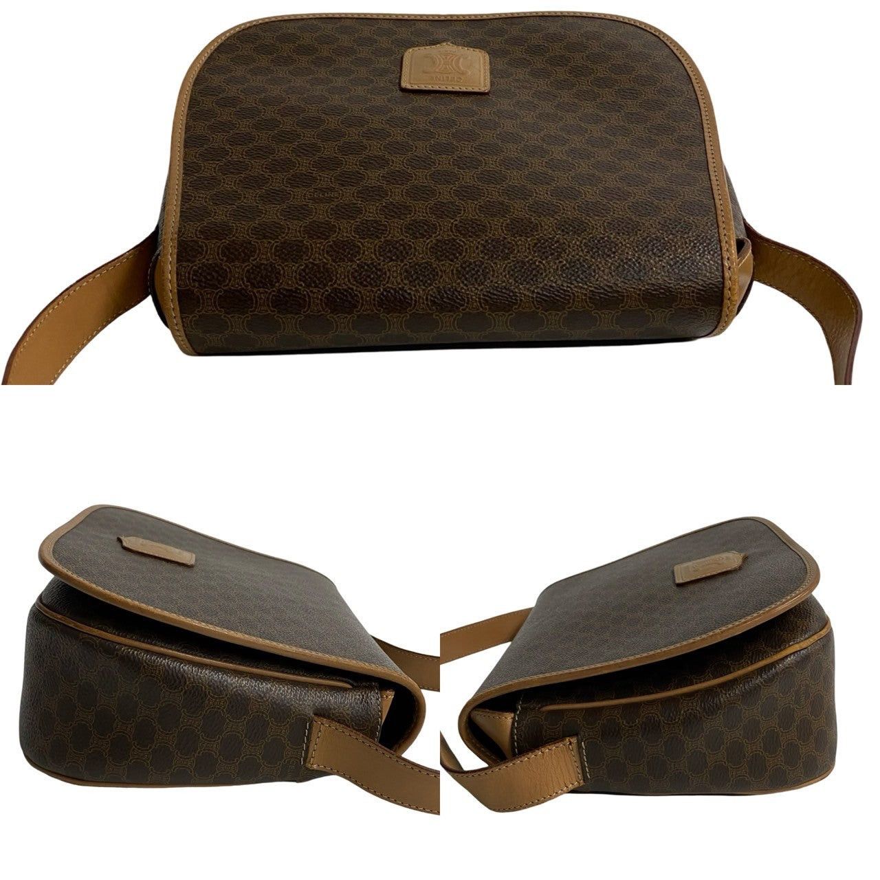 Celine Celine Shoulder Bag Brown Leather Size ONE SIZE - 5 Thumbnail