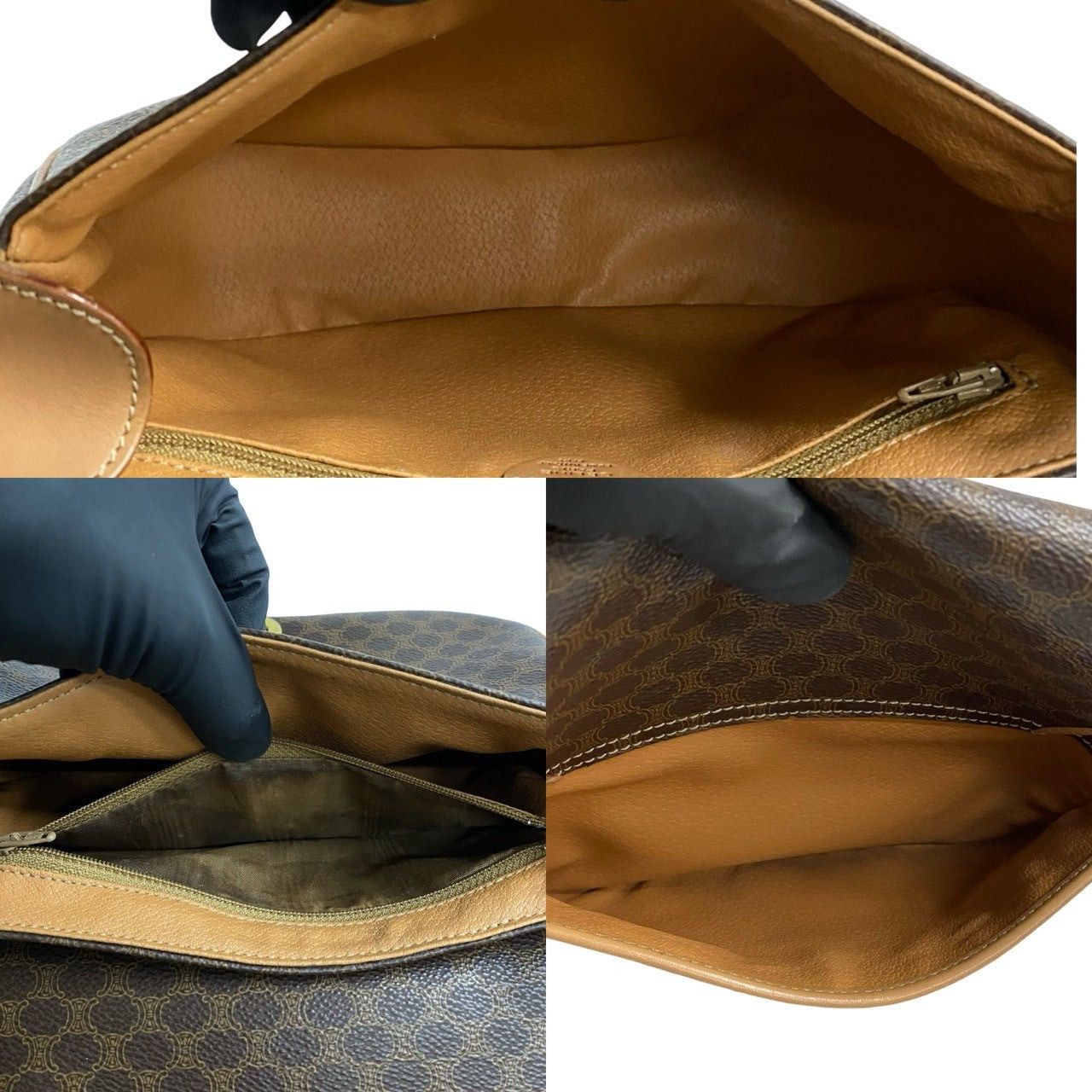 Celine Celine Shoulder Bag Brown Leather Size ONE SIZE - 8 Thumbnail