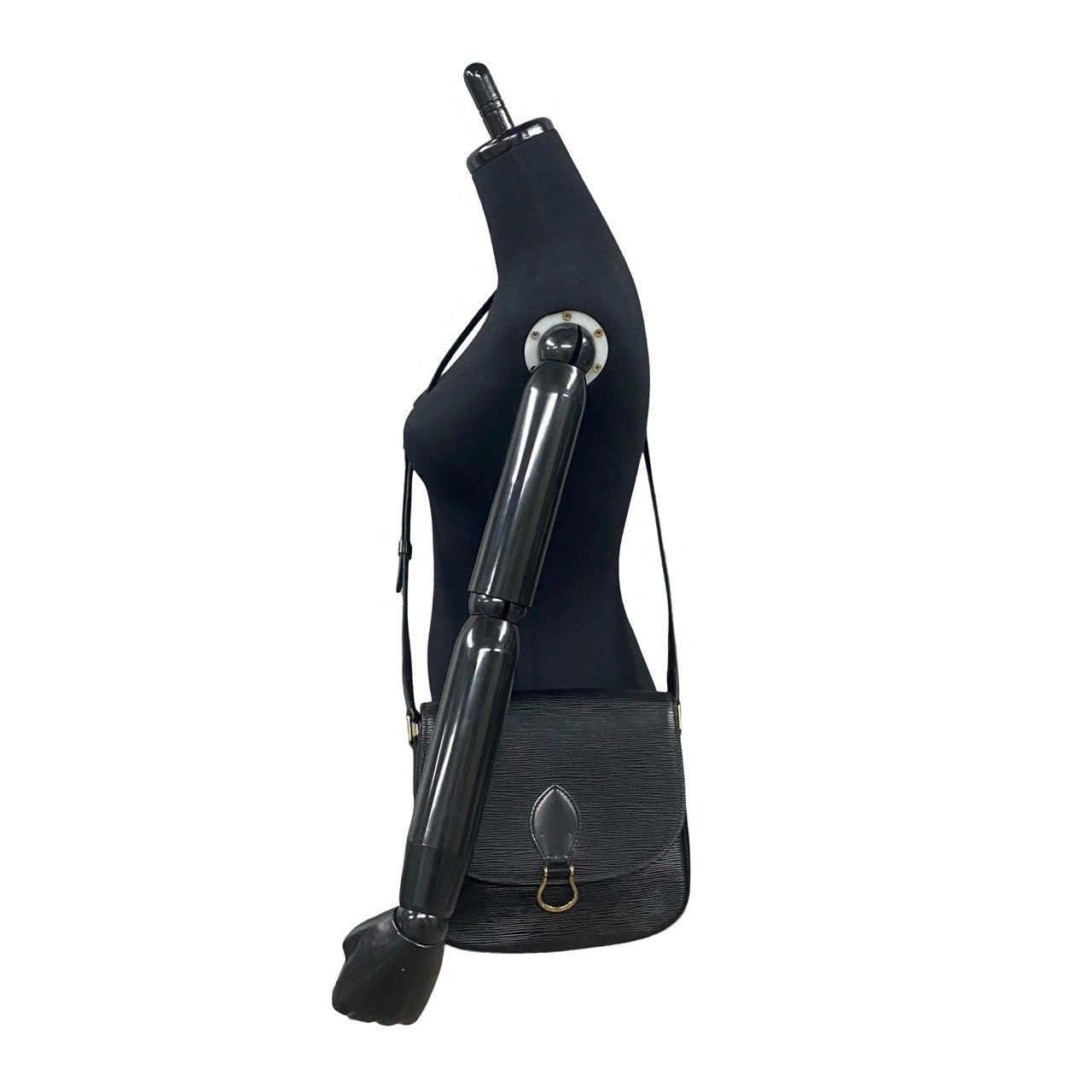 Louis Vuitton Louis Vuitton Shoulder Bag Black Leather Size ONE SIZE - 2 Thumbnail