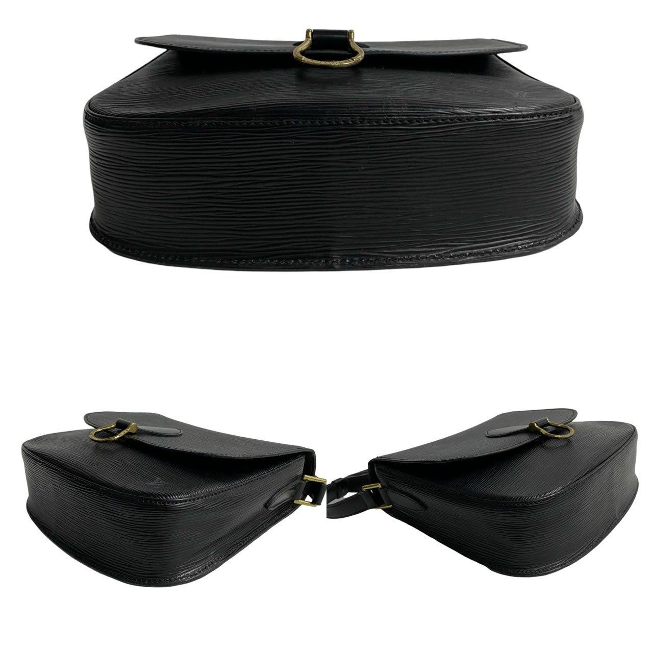 Louis Vuitton Louis Vuitton Shoulder Bag Black Leather Size ONE SIZE - 6 Thumbnail