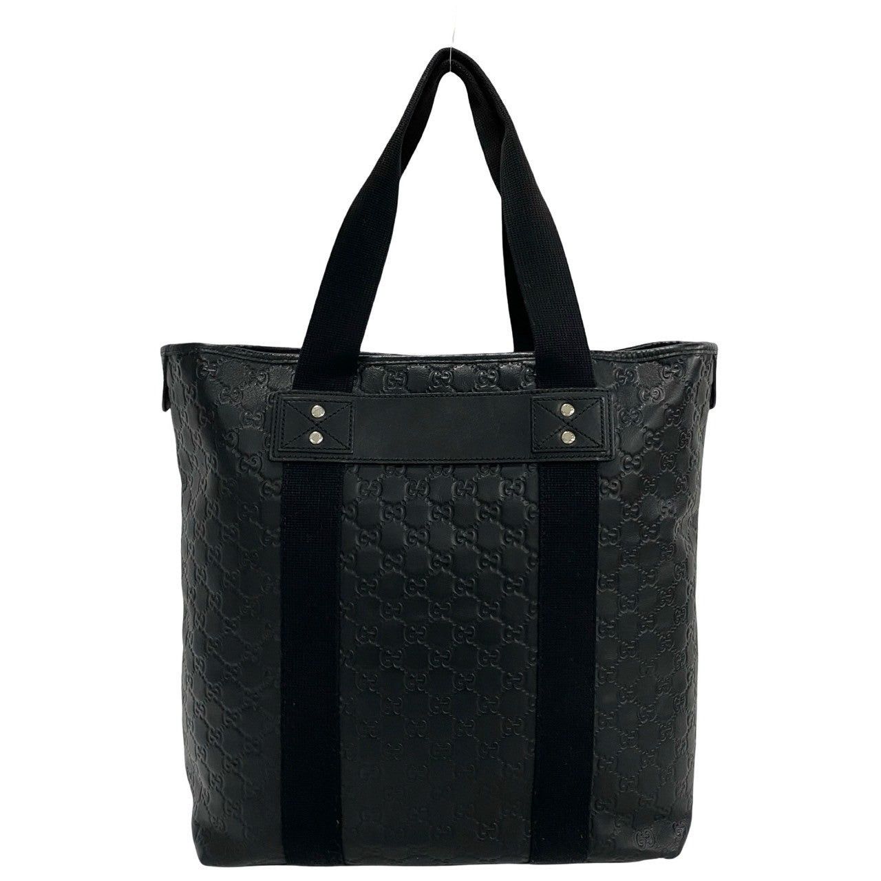 Gucci Gucci Tote Bag Black Leather Size ONE SIZE - 4 Thumbnail