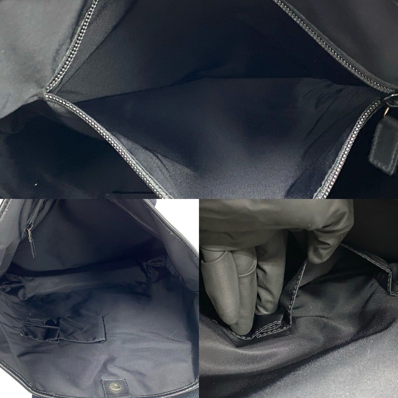 Gucci Gucci Tote Bag Black Leather Size ONE SIZE - 8 Thumbnail