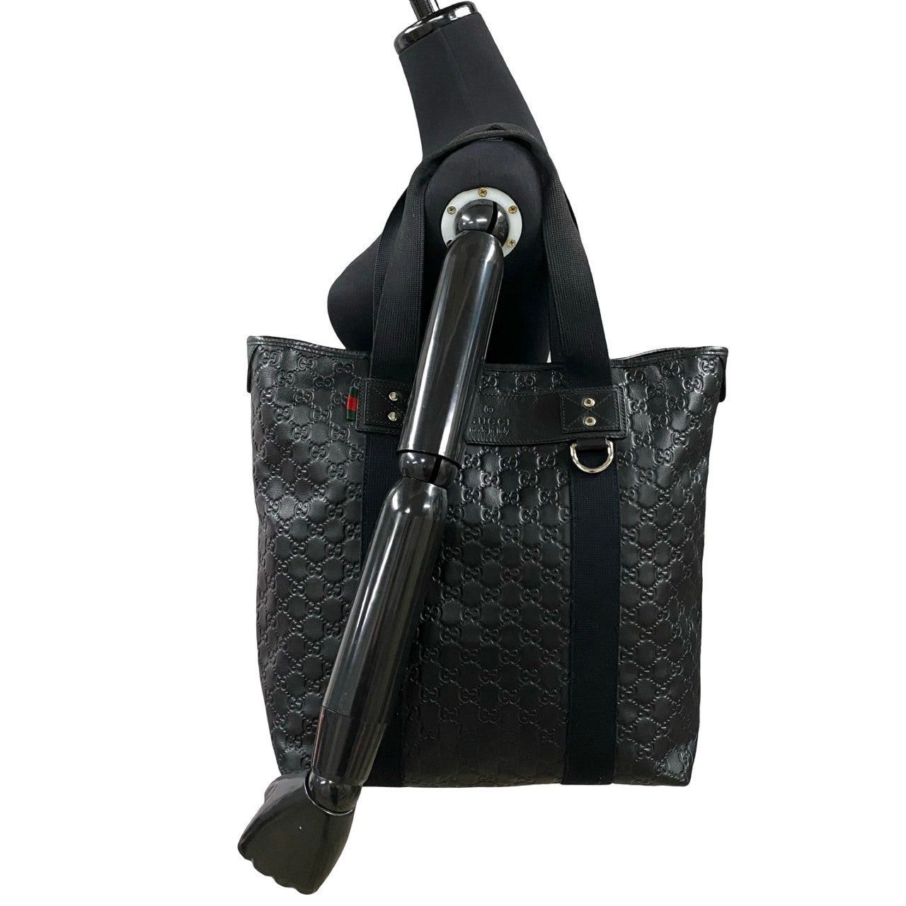 Gucci Gucci Tote Bag Black Leather Size ONE SIZE - 2 Thumbnail