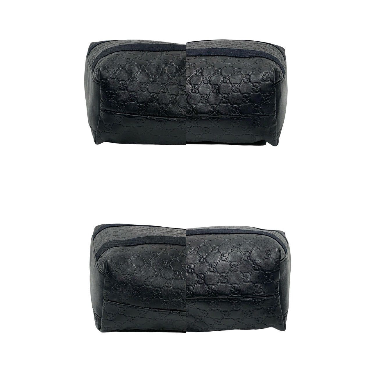 Gucci Gucci Tote Bag Black Leather Size ONE SIZE - 7 Thumbnail