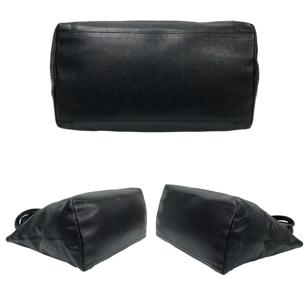 Chanel Chanel Tote Bag Black Leather Size ONE SIZE - 6 Thumbnail
