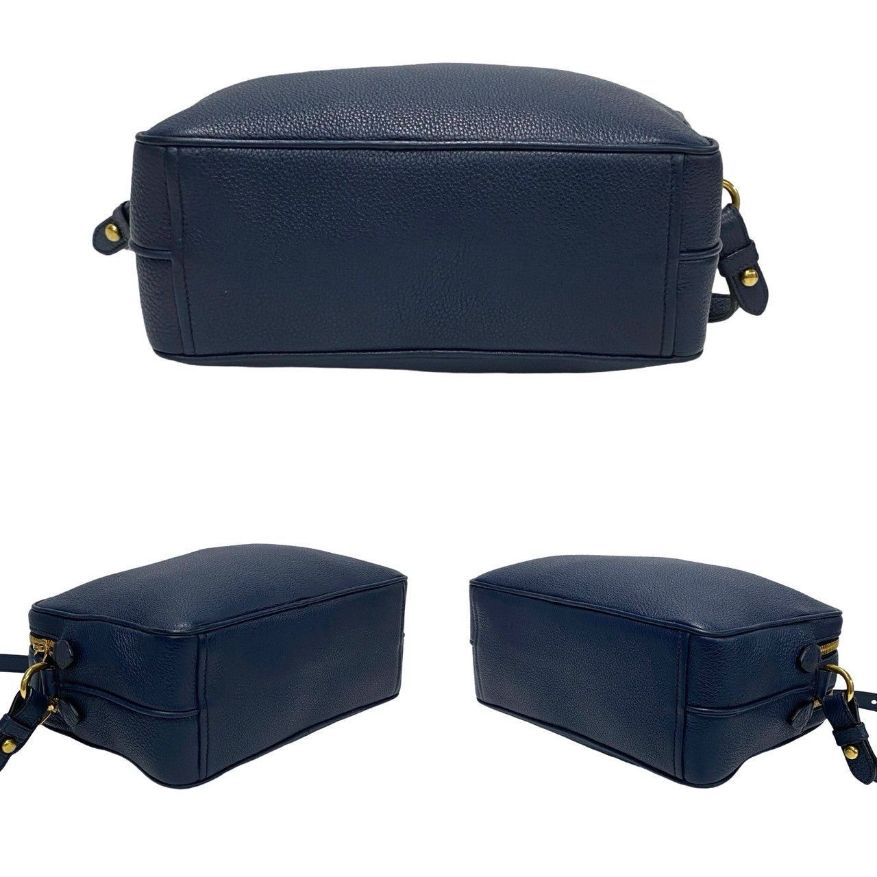 Prada Prada Shoulder Bag Blue Leather Size ONE SIZE - 6 Thumbnail