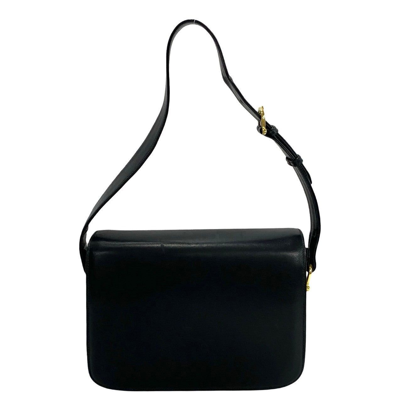 Celine Celine Shoulder Bag Black Leather Size ONE SIZE - 4 Thumbnail