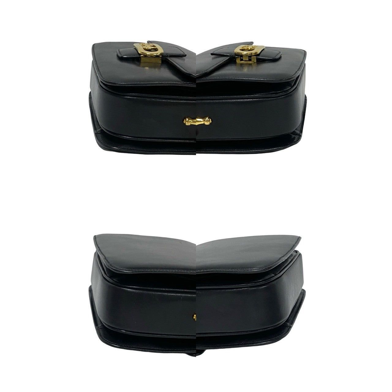 Celine Celine Shoulder Bag Black Leather Size ONE SIZE - 7 Thumbnail