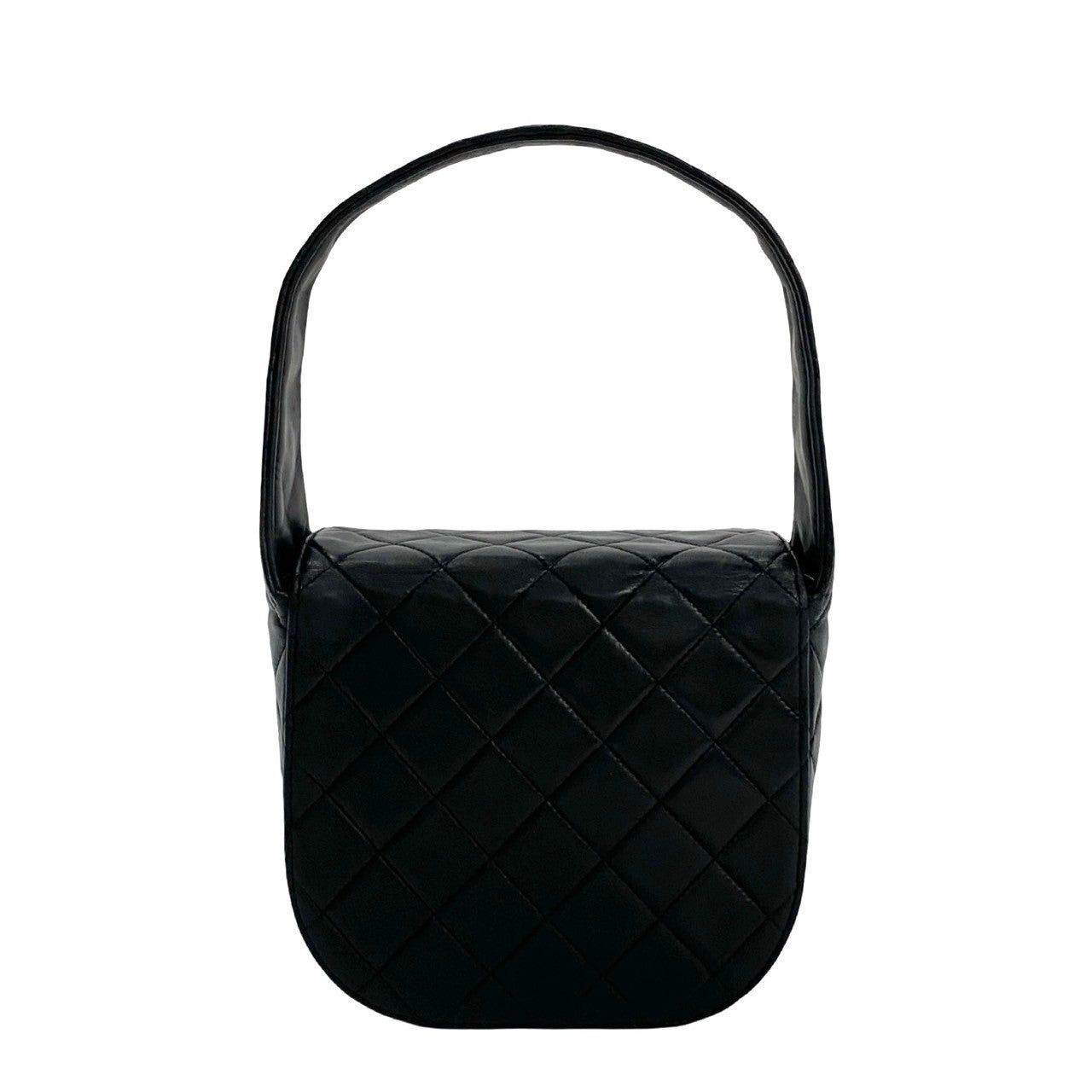 Chanel Chanel Handbag Black Leather Size ONE SIZE - 4 Thumbnail
