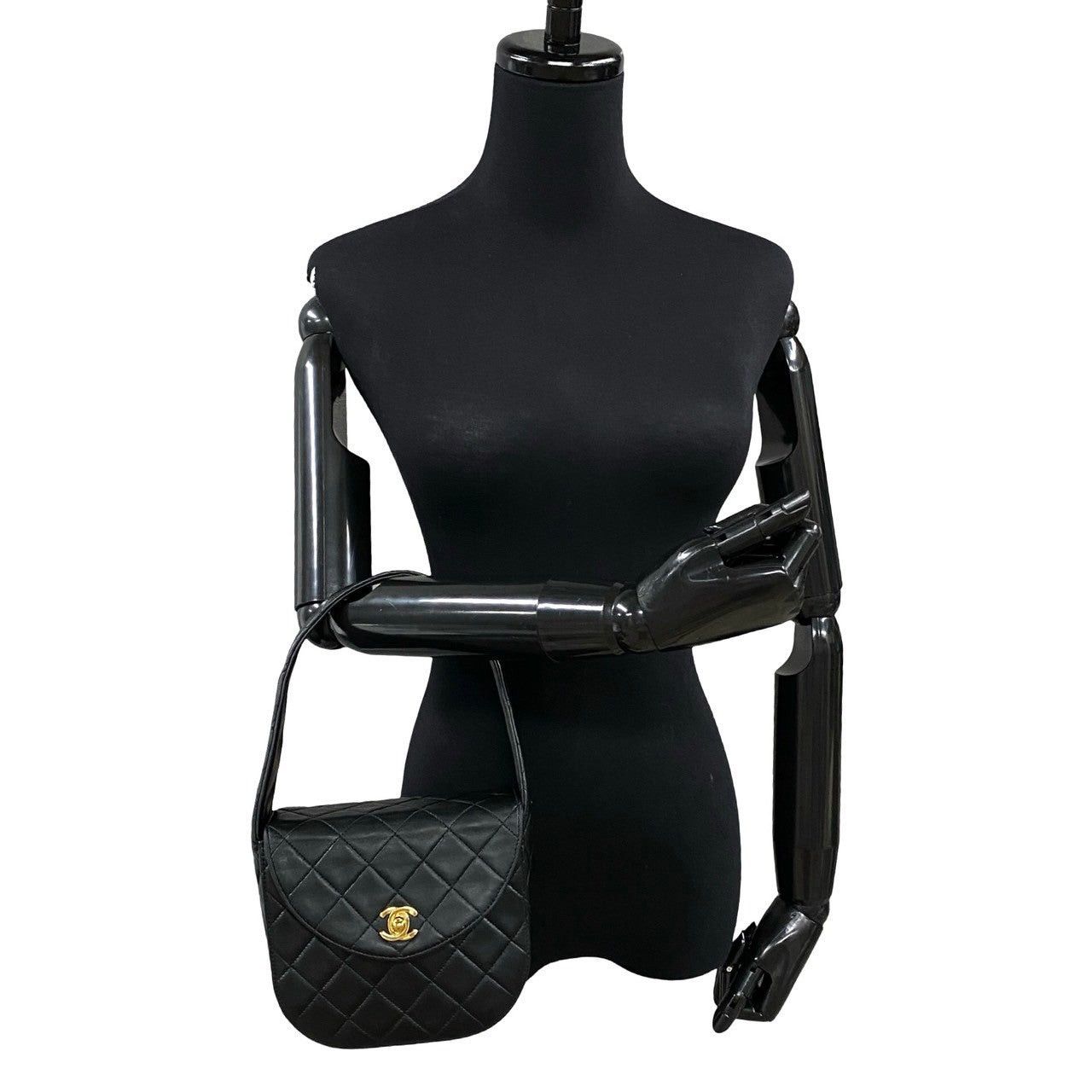 Chanel Chanel Handbag Black Leather Size ONE SIZE - 2 Thumbnail