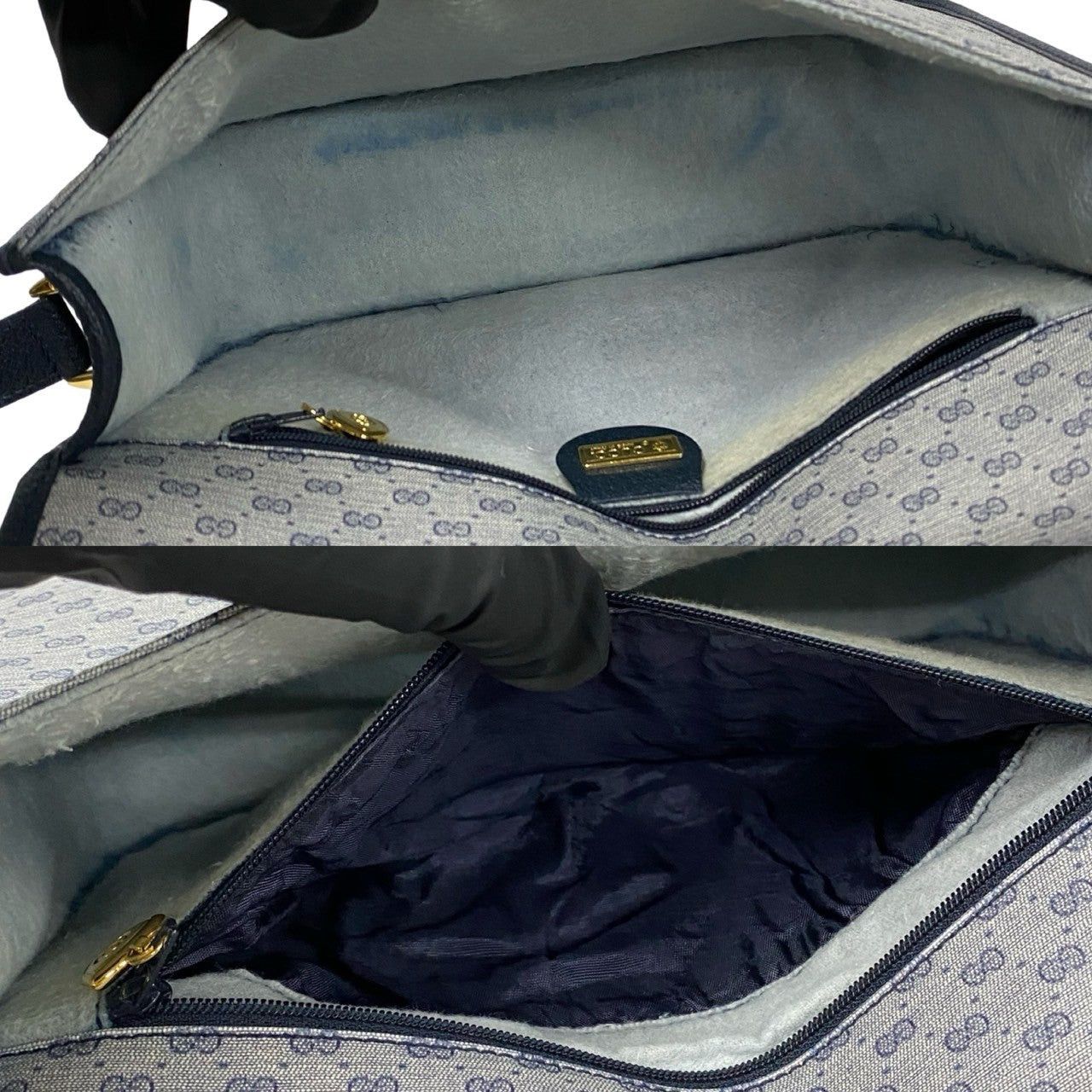 Gucci Gucci Shoulder Bag Blue Leather Size ONE SIZE - 9 Thumbnail