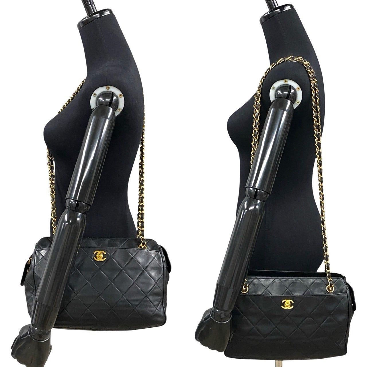Chanel Chanel Shoulder Bag Black Leather Size ONE SIZE - 2 Thumbnail