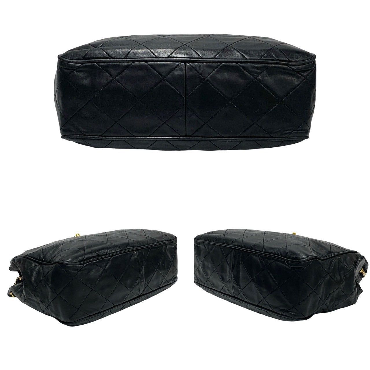Chanel Chanel Shoulder Bag Black Leather Size ONE SIZE - 6 Thumbnail