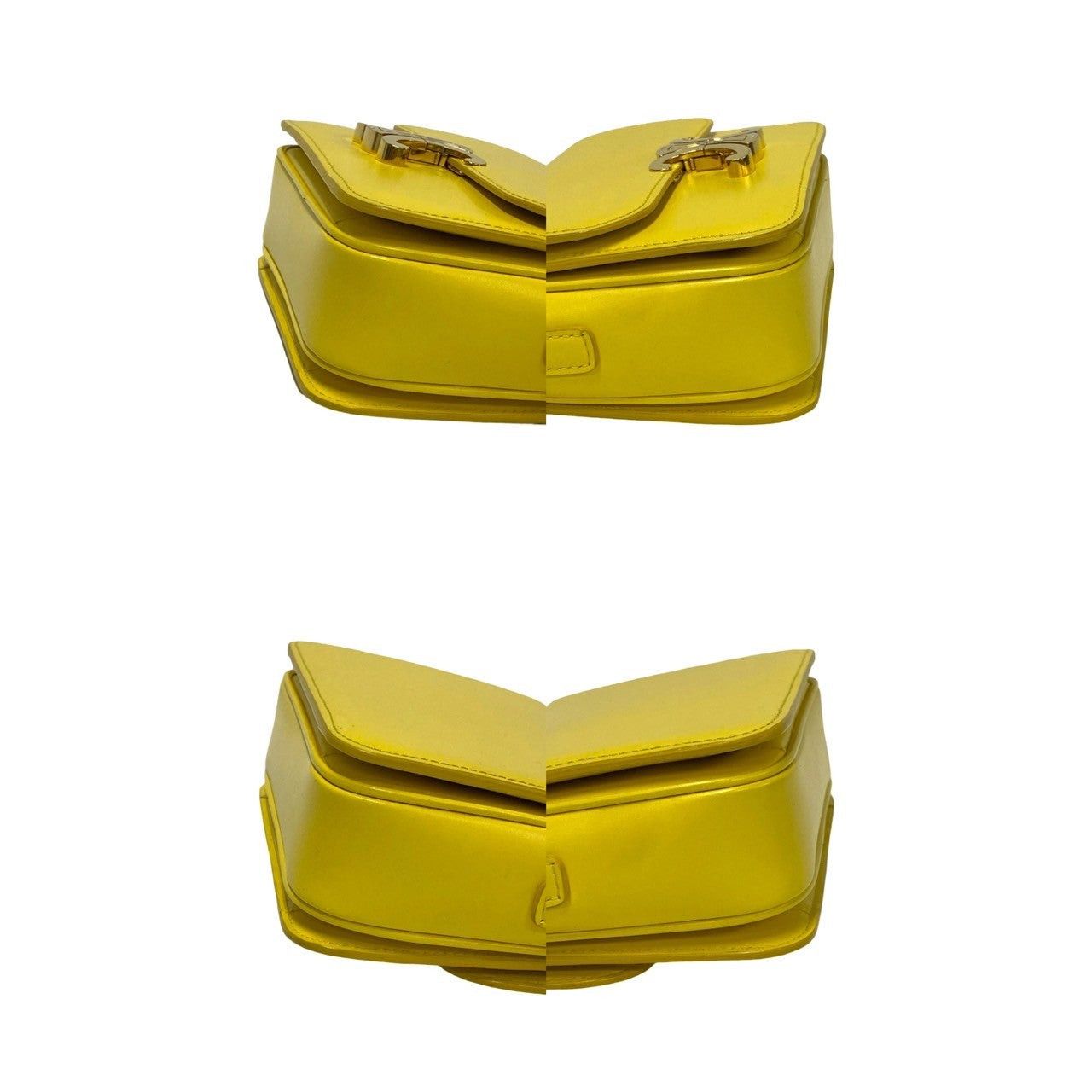 Celine Celine Shoulder Bag Yellow Leather Size ONE SIZE - 7 Thumbnail