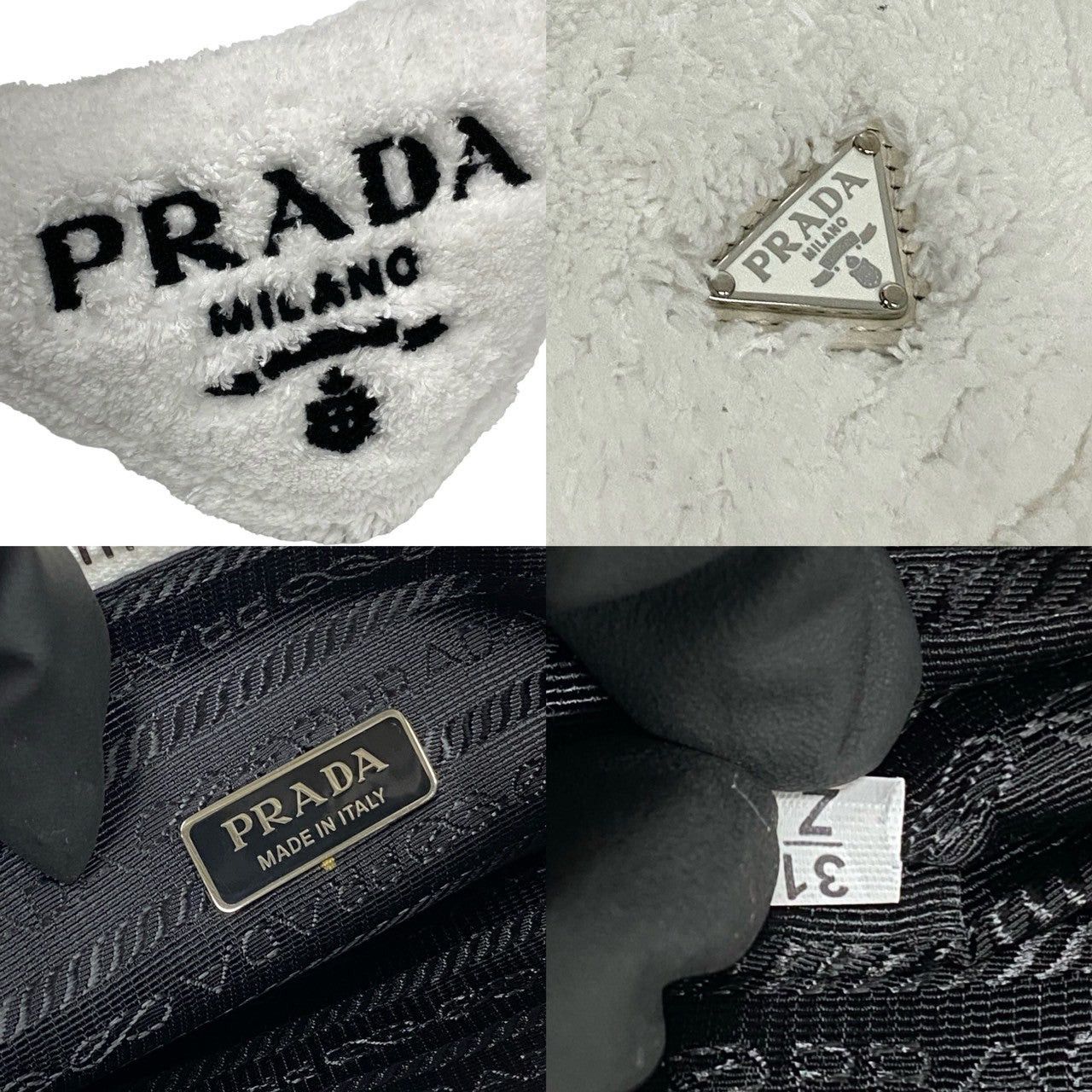 Prada Prada Handbag White Other Size ONE SIZE - 3 Thumbnail