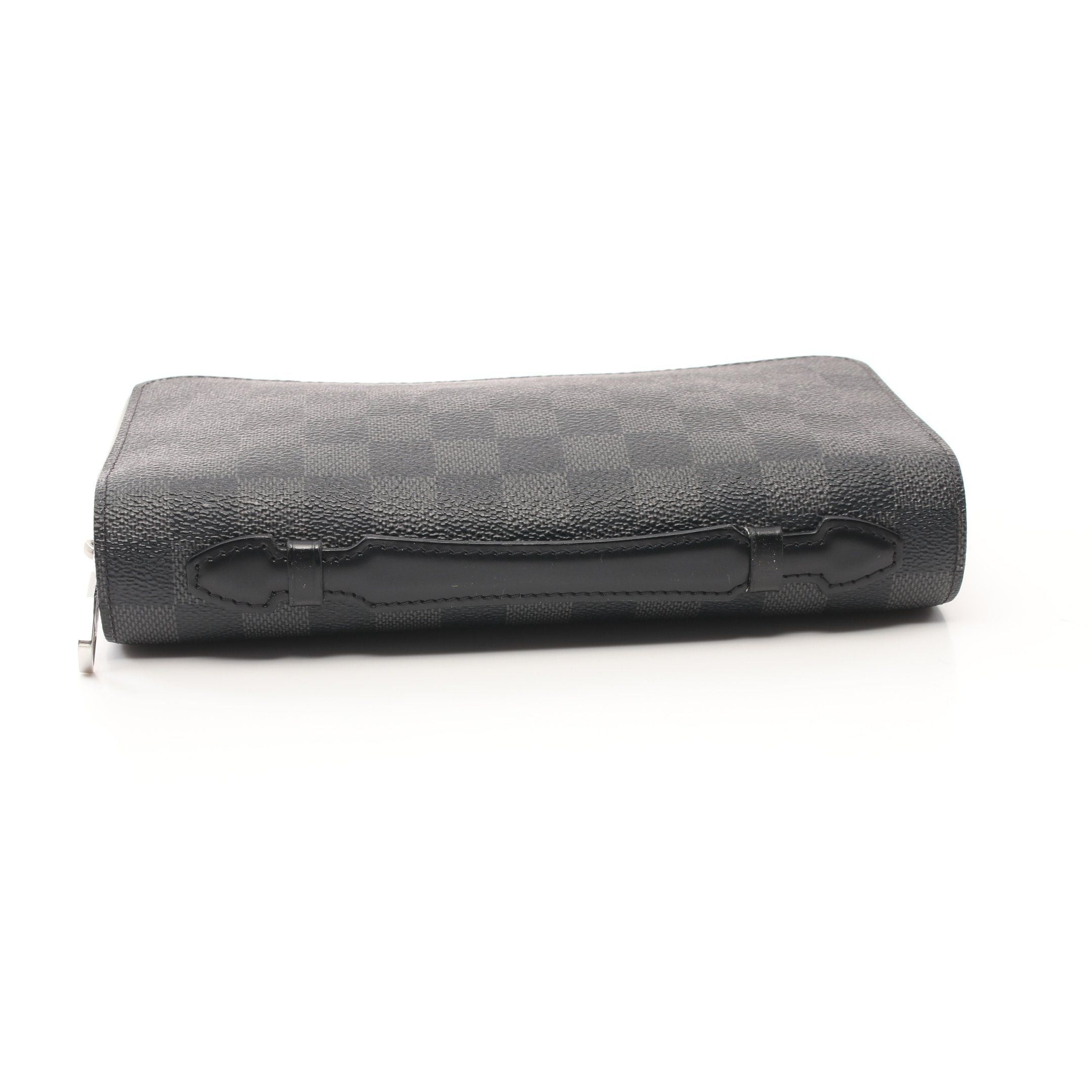 Louis Vuitton Louis Vuitton Zippy Xl Damier Graphite Travel Case Round Zipper Long Wallet Leather Black Size ONE SIZE - 7 Thumbnail