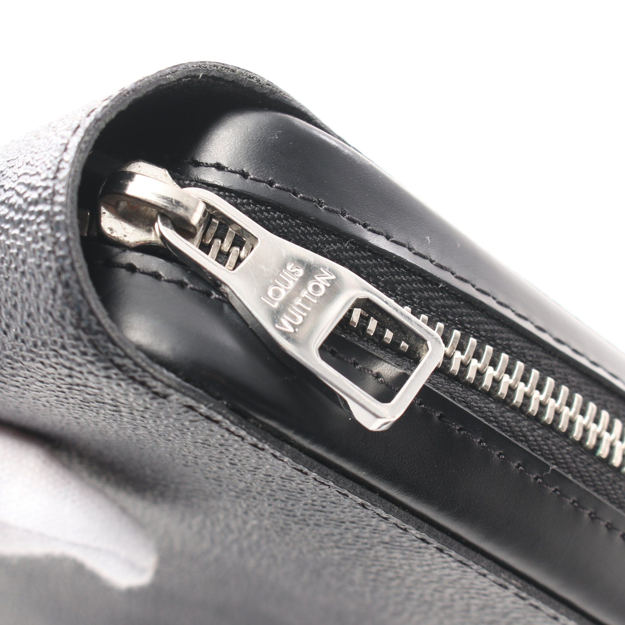 Louis Vuitton Louis Vuitton Zippy Xl Damier Graphite Travel Case Round Zipper Long Wallet Leather Black Size ONE SIZE - 10 Thumbnail