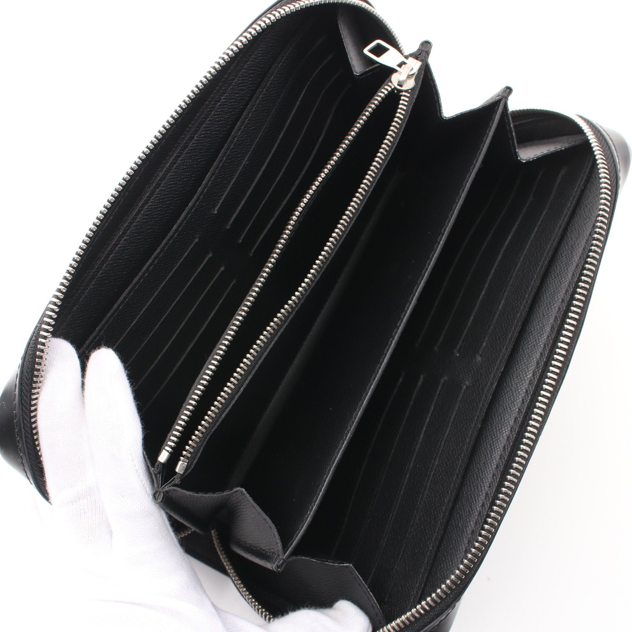 Louis Vuitton Louis Vuitton Zippy Xl Damier Graphite Travel Case Round Zipper Long Wallet Leather Black Size ONE SIZE - 3 Thumbnail