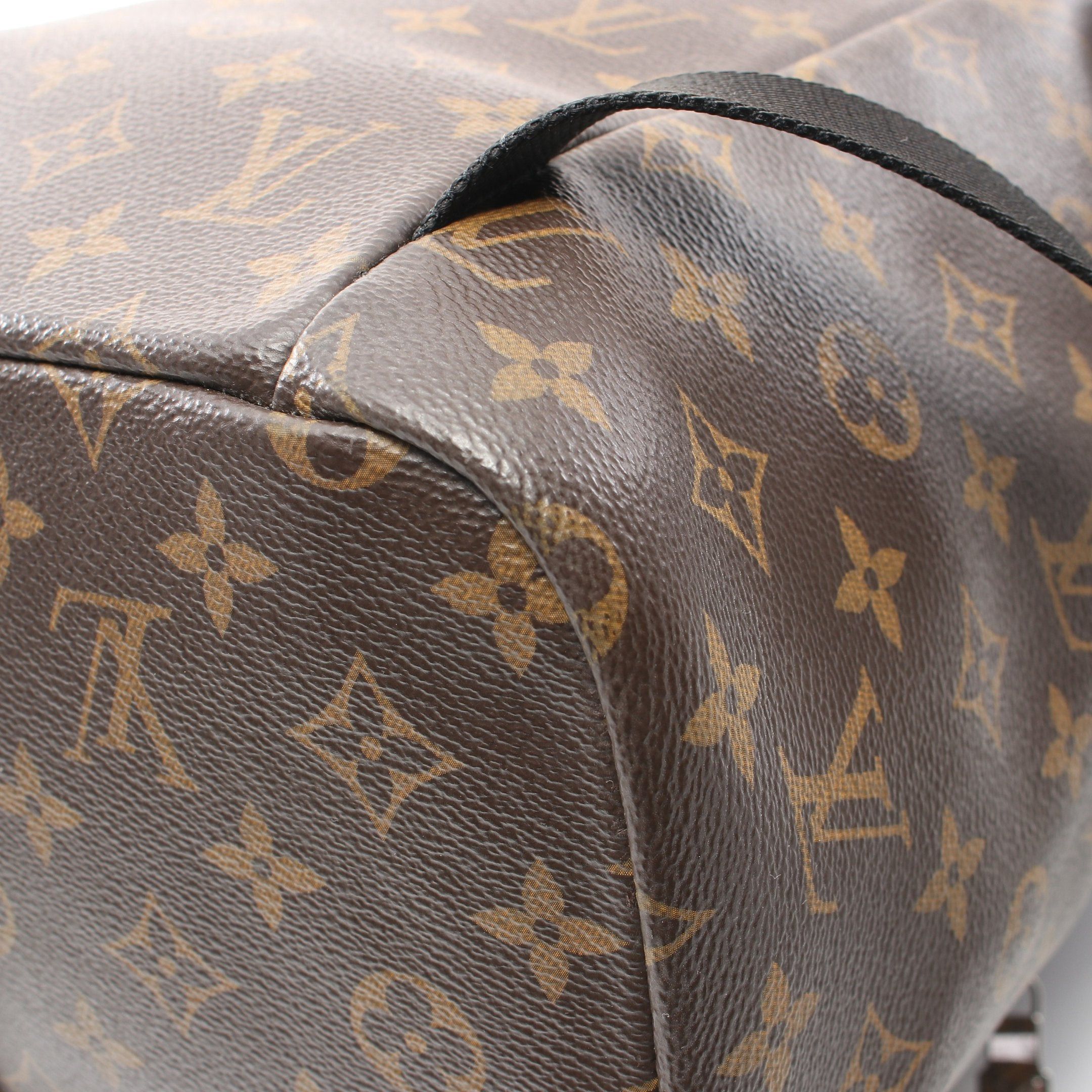 Louis Vuitton Louis Vuitton Sack Backpack Monogram Macassar Rucksack Leather Brown Black Size ONE SIZE - 8 Thumbnail