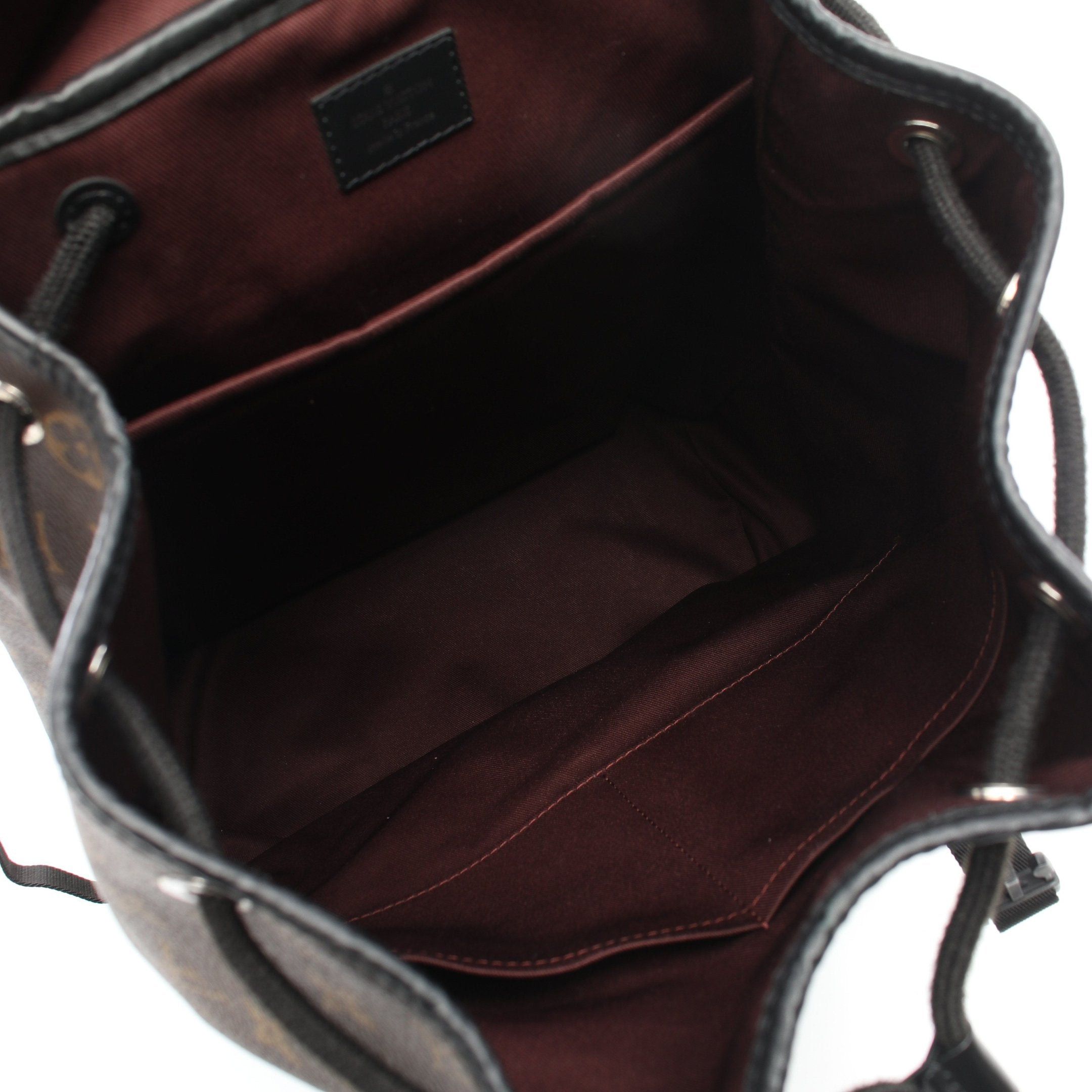 Louis Vuitton Louis Vuitton Sack Backpack Monogram Macassar Rucksack Leather Brown Black Size ONE SIZE - 3 Thumbnail