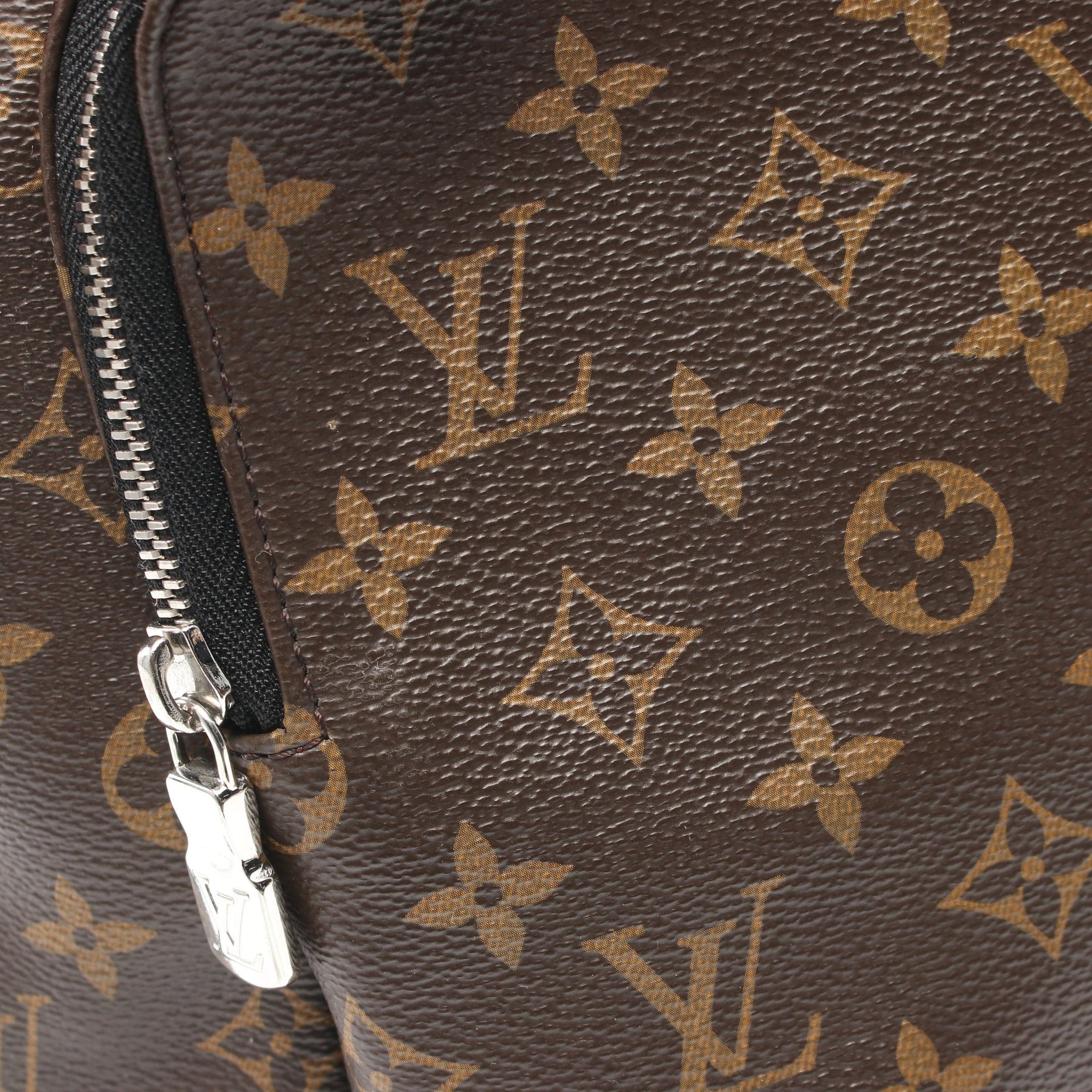 Louis Vuitton Louis Vuitton Sack Backpack Monogram Macassar Rucksack Leather Brown Black Size ONE SIZE - 7 Thumbnail