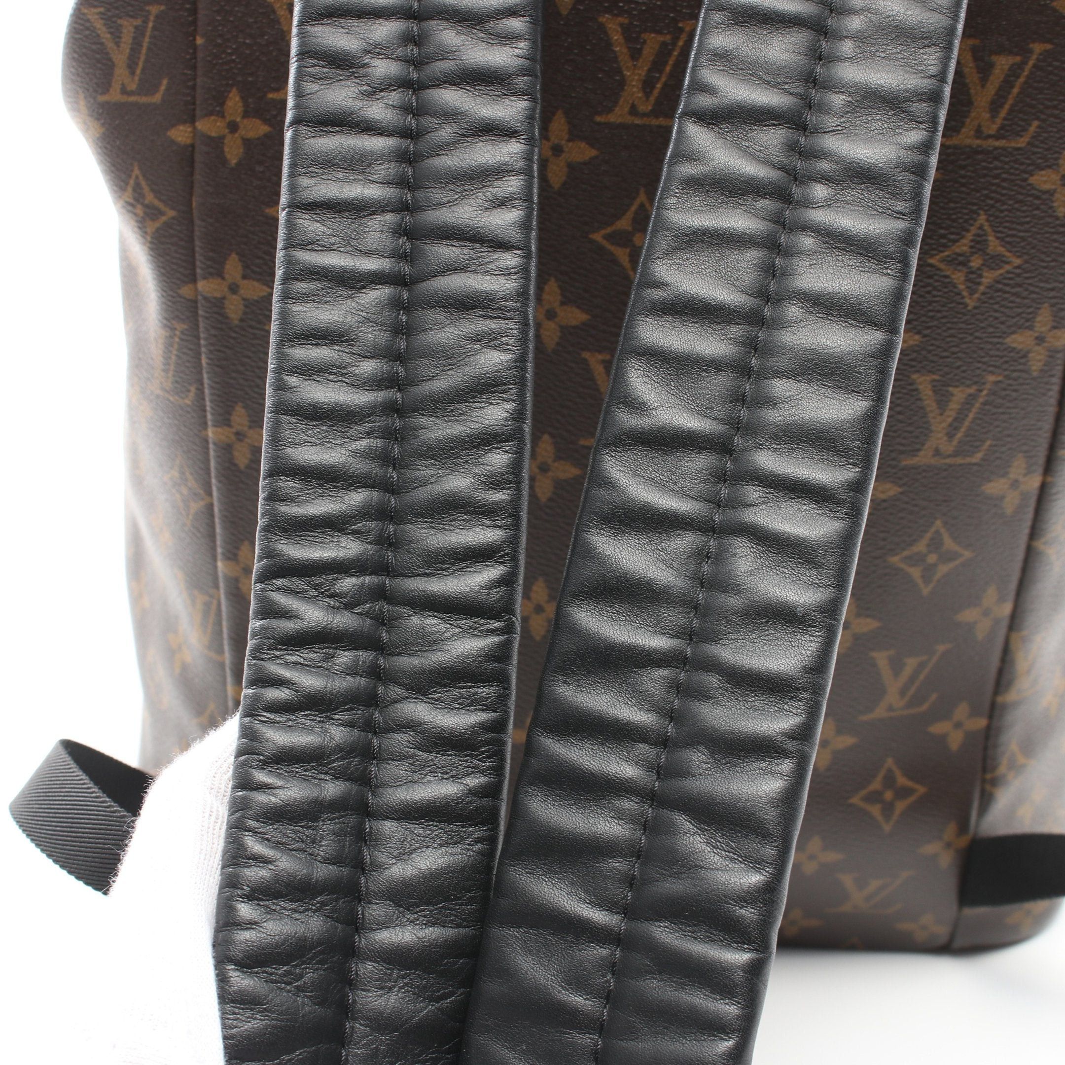 Louis Vuitton Louis Vuitton Sack Backpack Monogram Macassar Rucksack Leather Brown Black Size ONE SIZE - 11 Thumbnail
