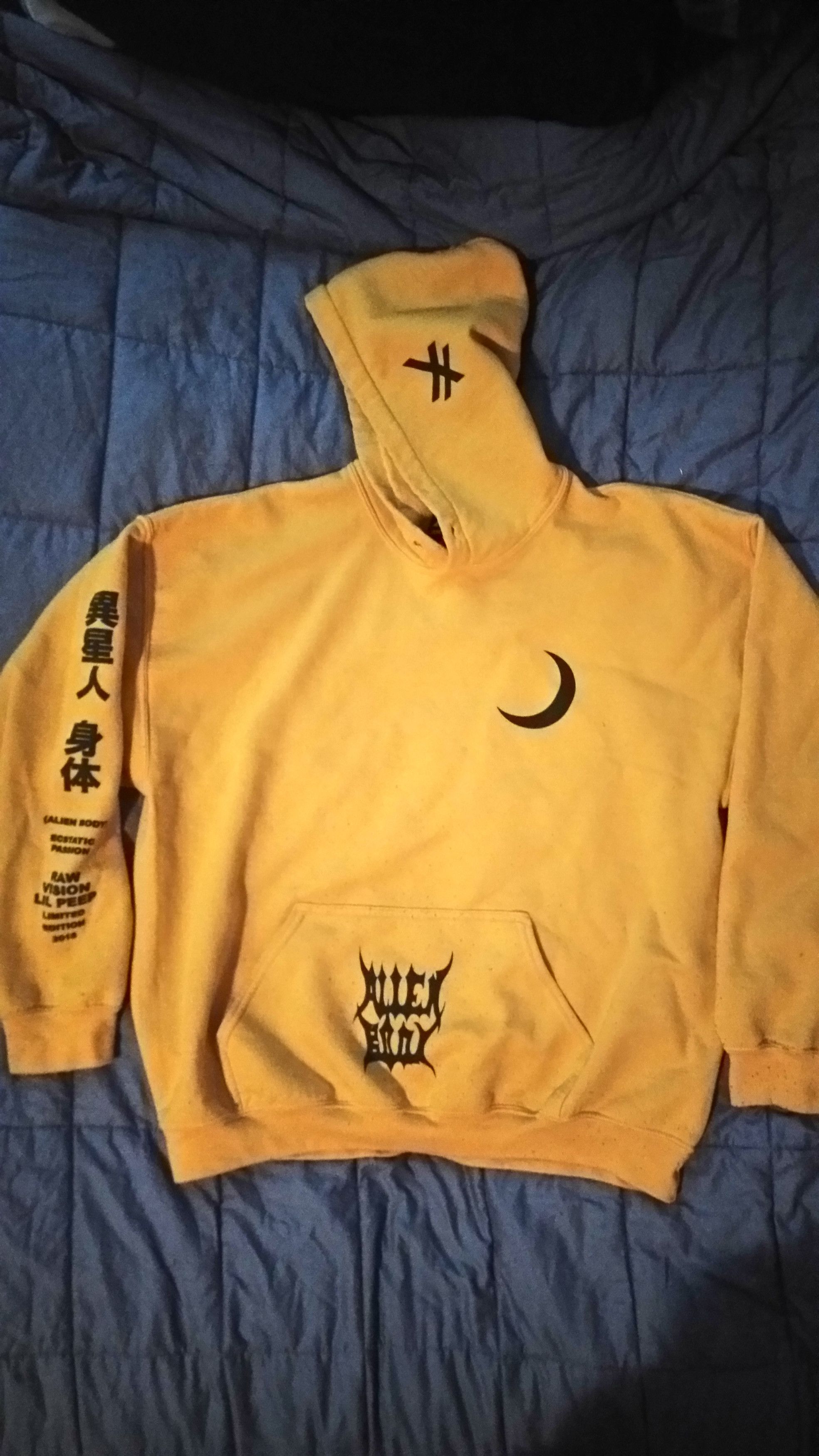 Lil Peep X Alien Body Raw Vision Special Edition Hoodie