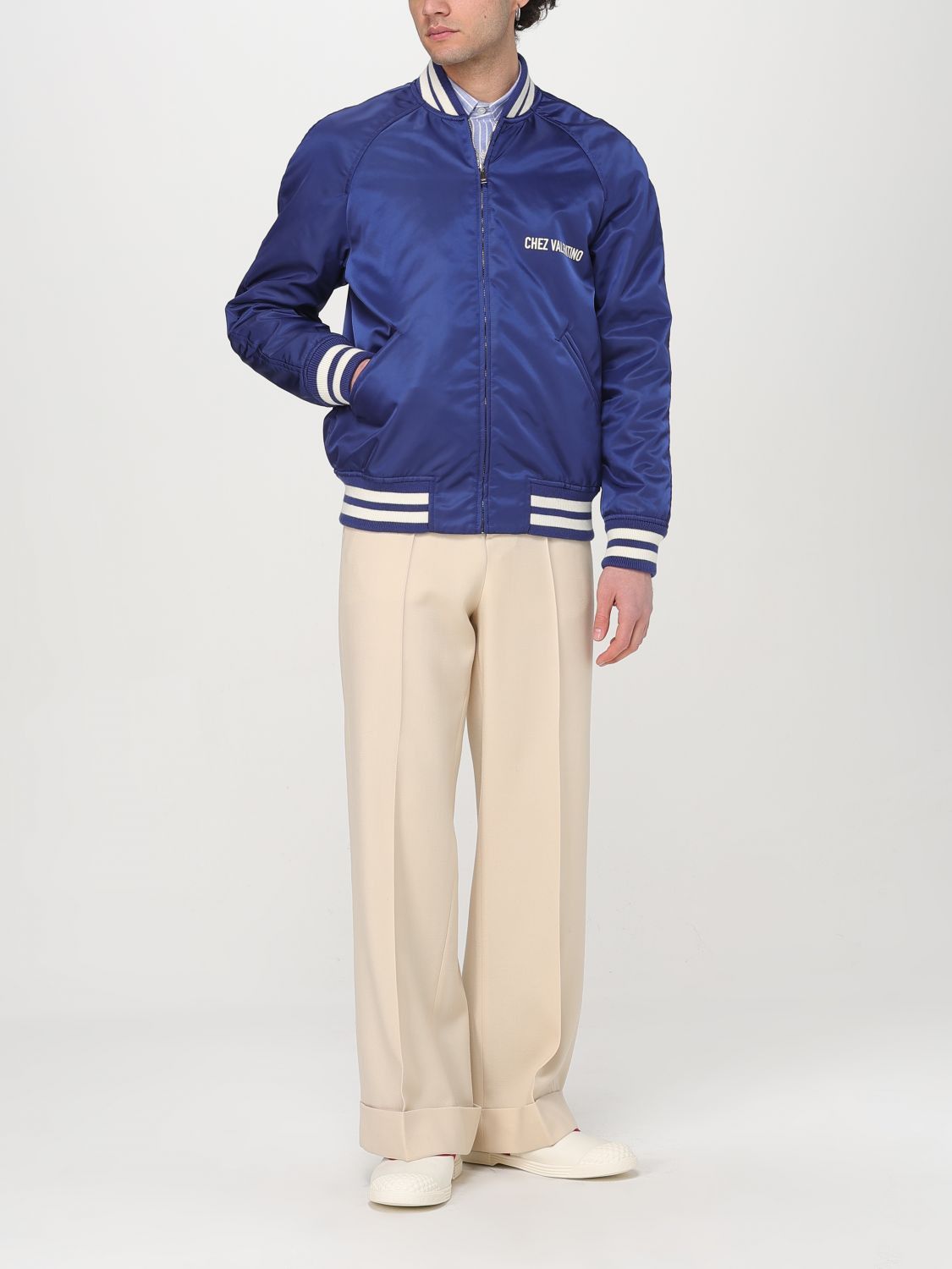 Valentino Valentino Jacket Men Blue Size US L / EU 52-54 / 3 - 2 Thumbnail