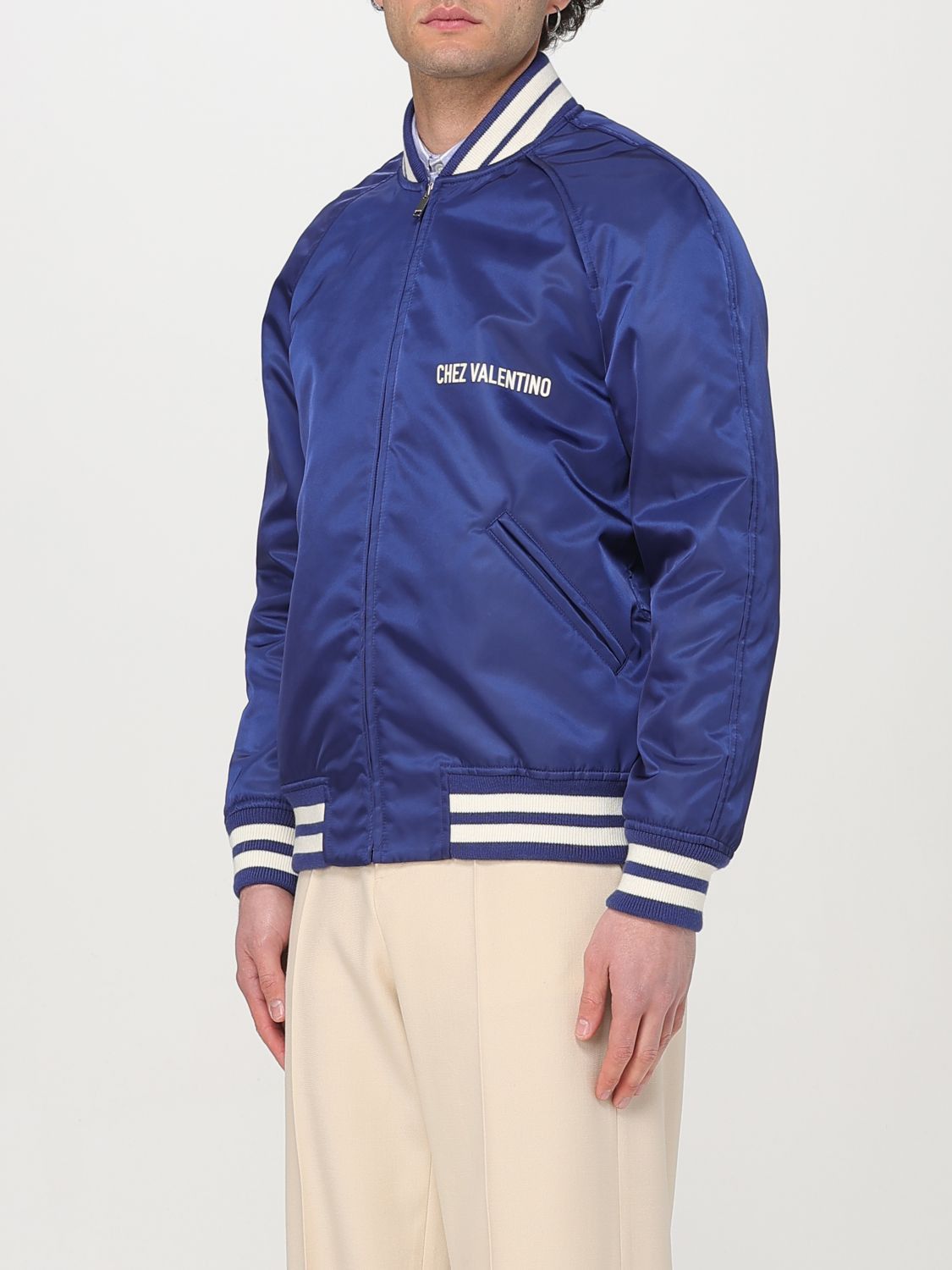 Valentino Valentino Jacket Men Blue Size US XL / EU 56 / 4 - 4 Thumbnail