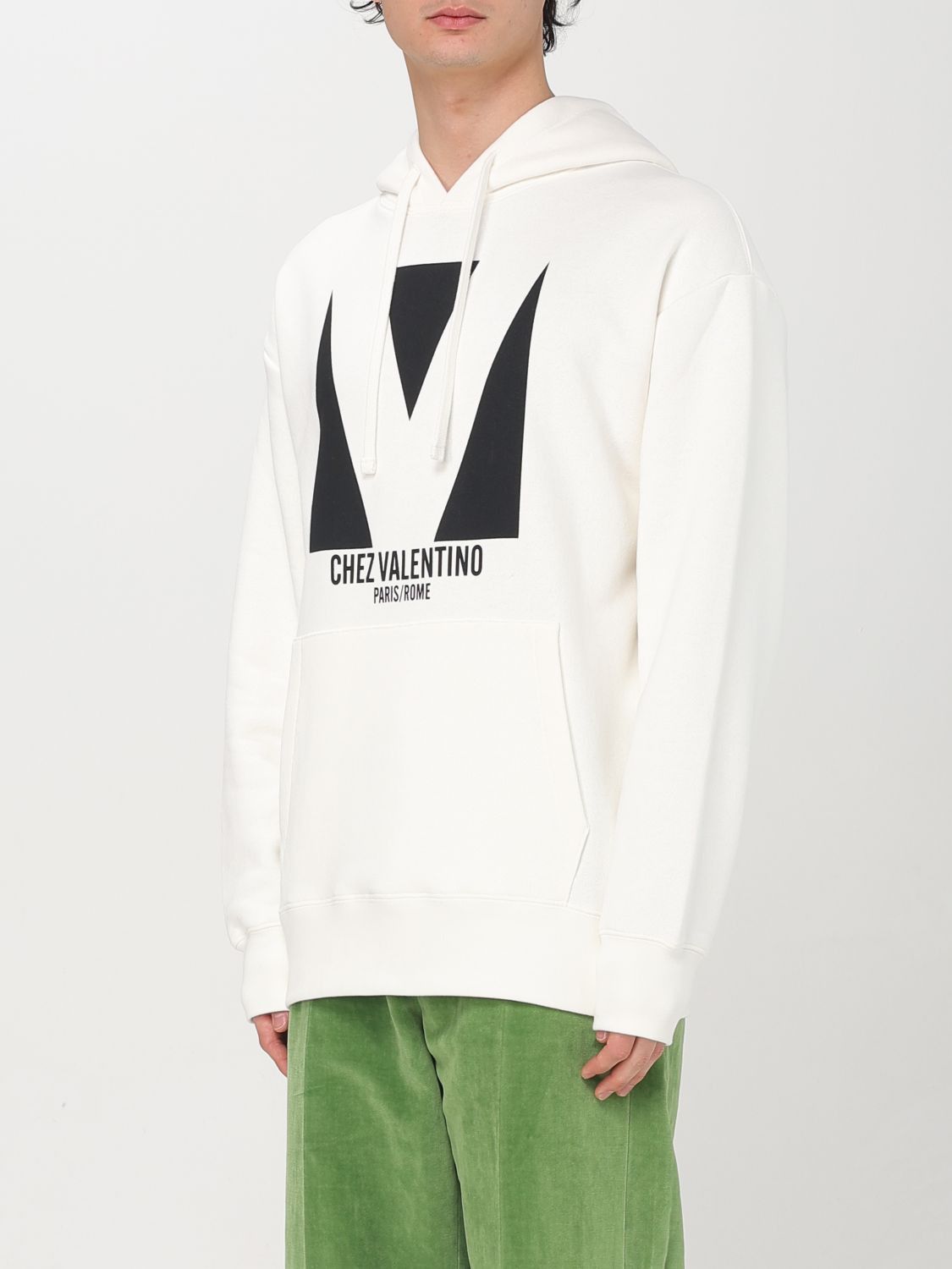 Valentino Valentino Sweatshirt Men Ivory Size US S / EU 44-46 / 1 - 4 Thumbnail