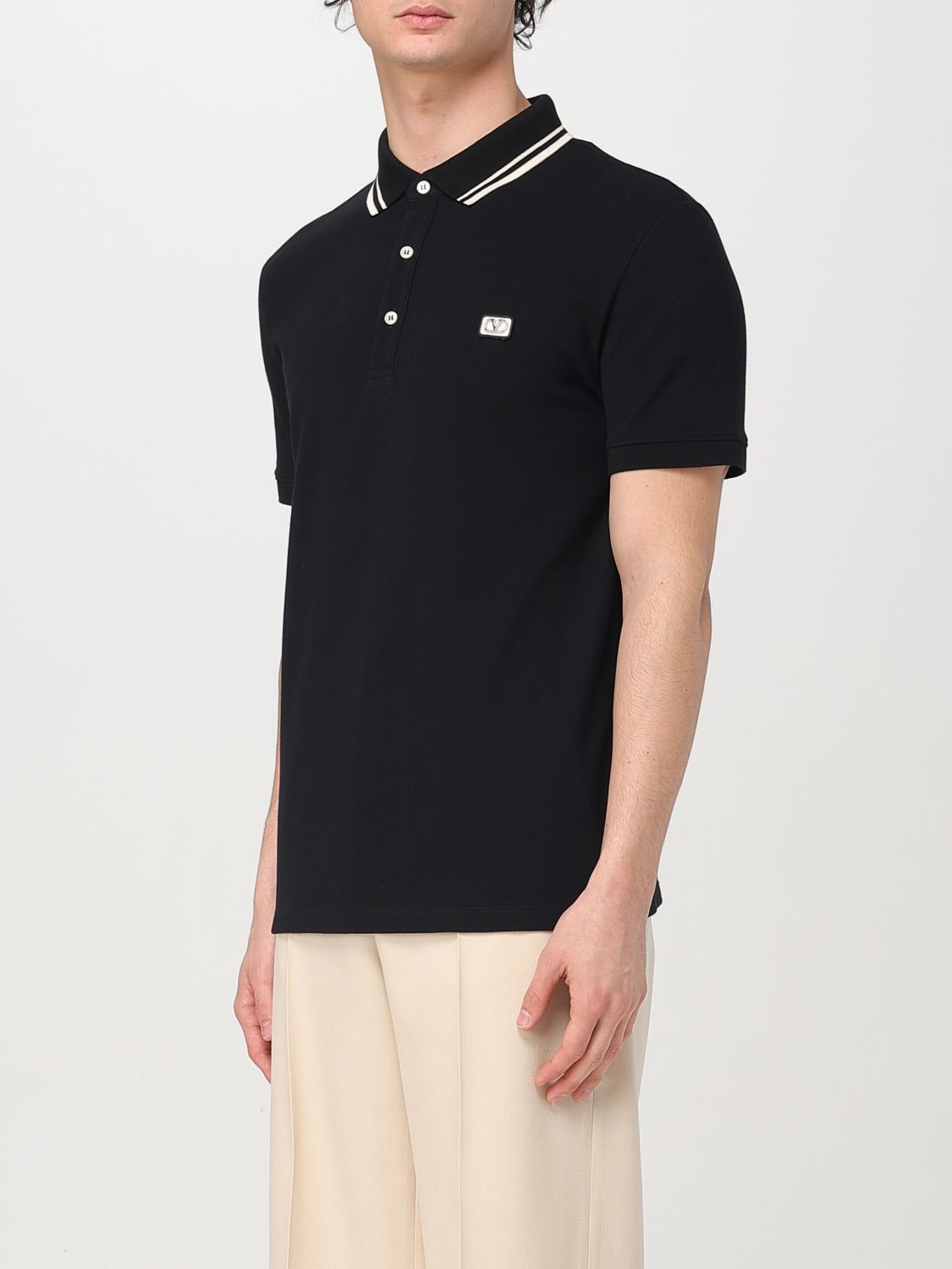 Valentino Valentino Polo Shirt Men Black Size US S / EU 44-46 / 1 - 4 Thumbnail