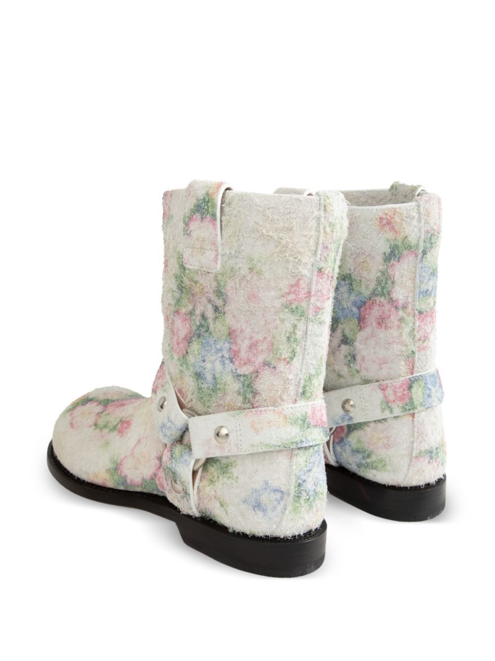 Loewe Campo Floral Print brushed boots Size US 10 / IT 40 - 2 Thumbnail