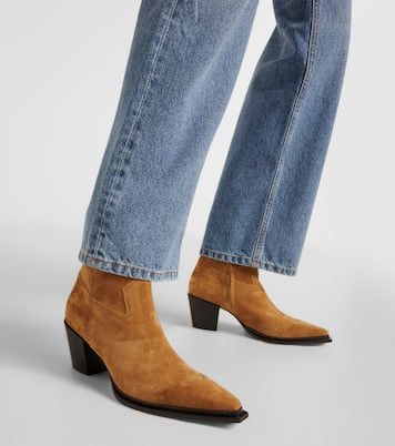 Jimmy Choo Cece 60 suede cowboy boots Size US 6.5 / IT 36.5 - 3 Thumbnail