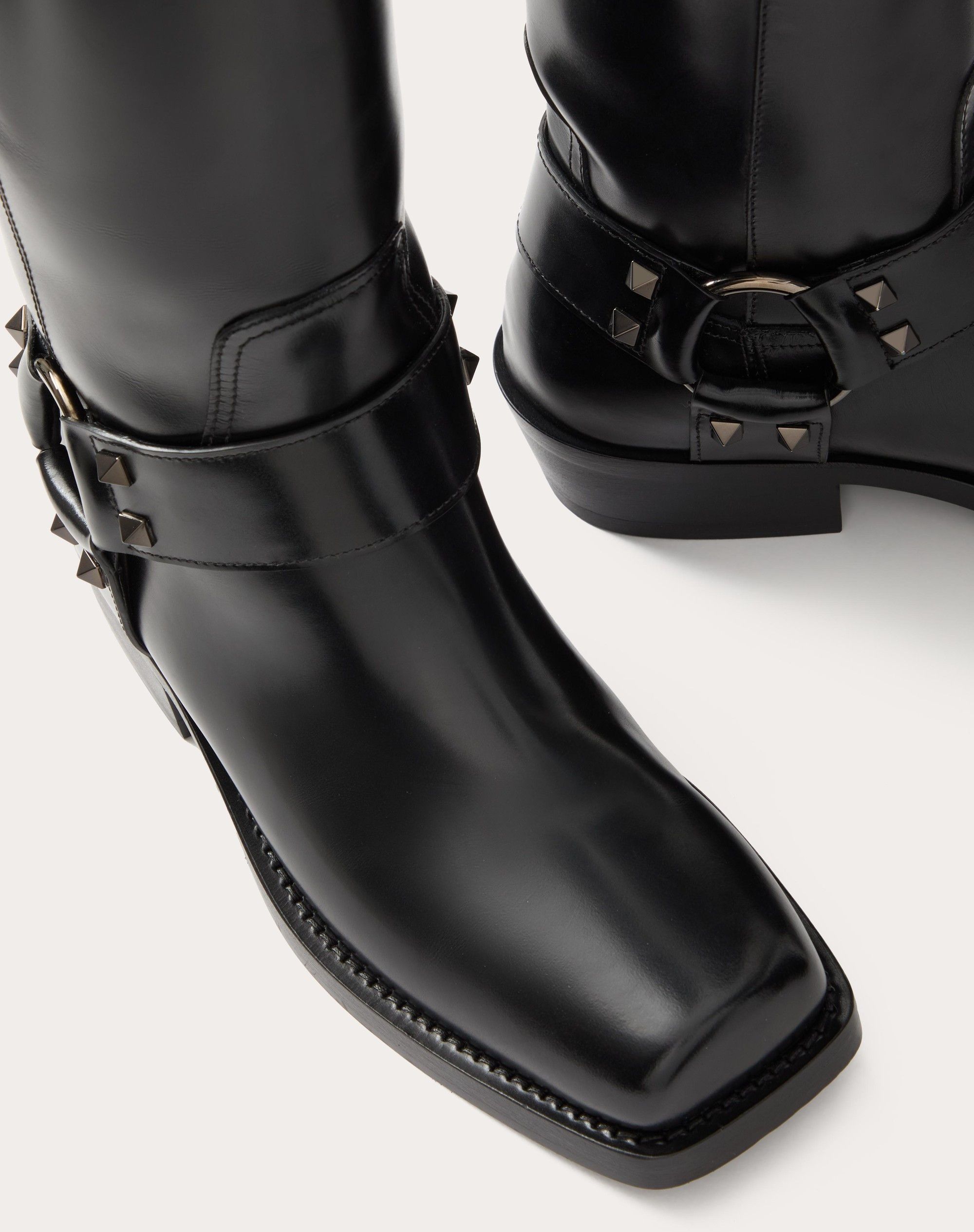 Valentino Rockstud Calfskin Biker Boot 40mm Size US 6 / IT 36 - 5 Thumbnail