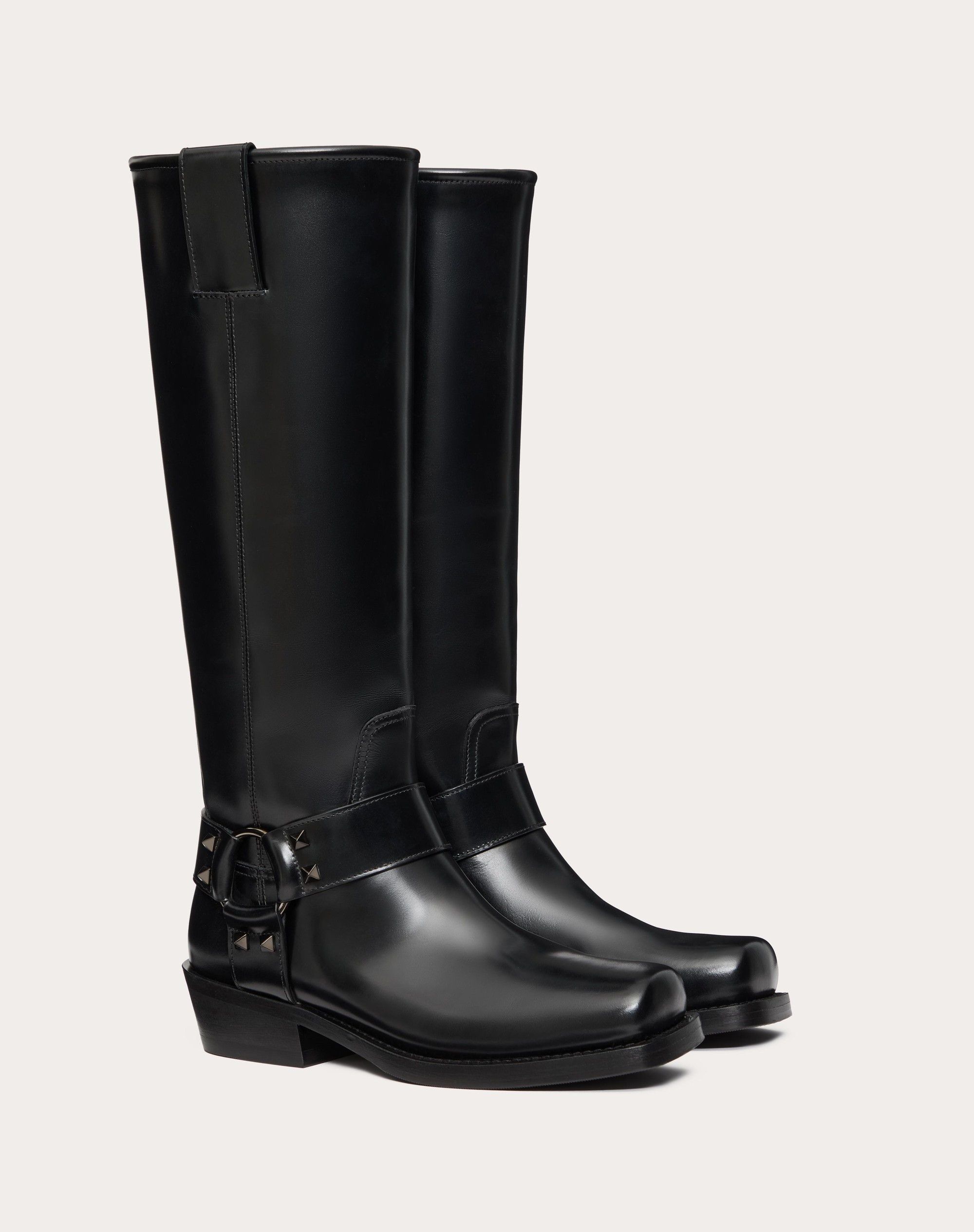 Valentino Rockstud Calfskin Biker Boot 40mm Size US 9.5 / IT 39.5 - 2 Thumbnail
