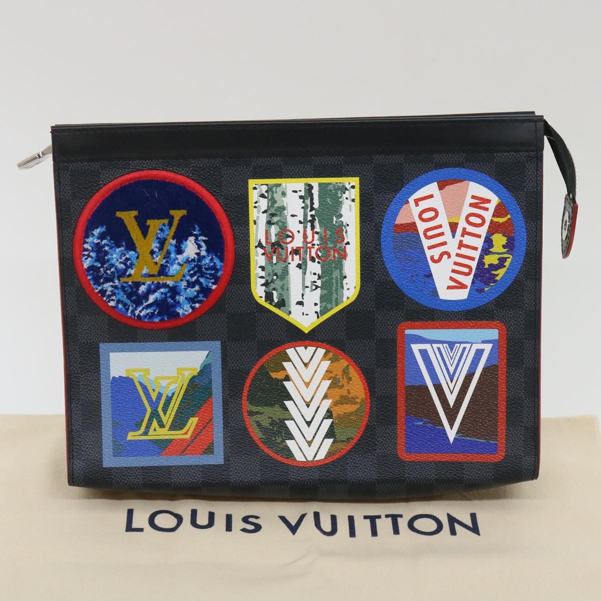 Louis Vuitton Pochette Voyage White Canvas Clutch Bag (Pre-Owned) Size ONE SIZE - 11 Thumbnail