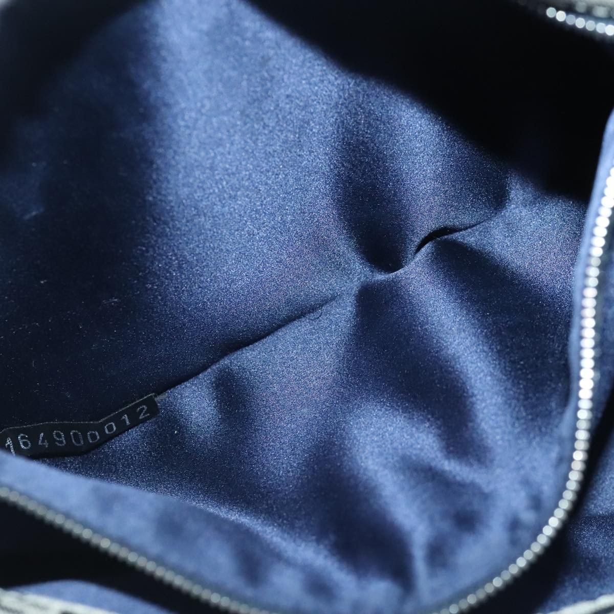 Fendi Zucchino Navy Canvas Shoulder Bag (Pre-Owned) Size ONE SIZE - 20 Thumbnail