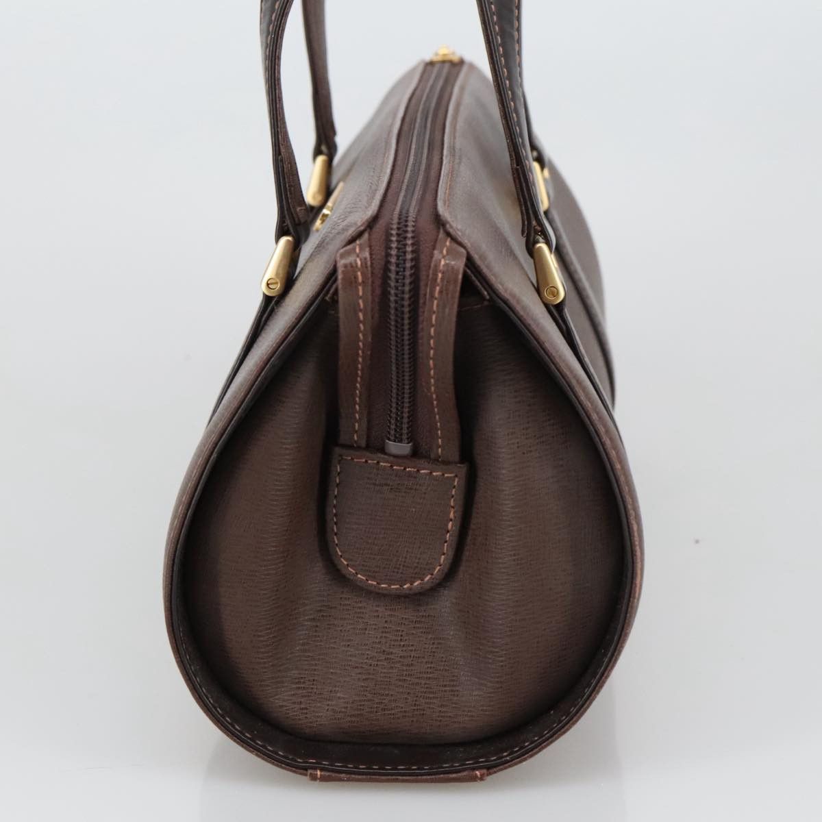 Burberry Nova Check Brown Leather Handbag (Pre-Owned) Size ONE SIZE - 4 Thumbnail
