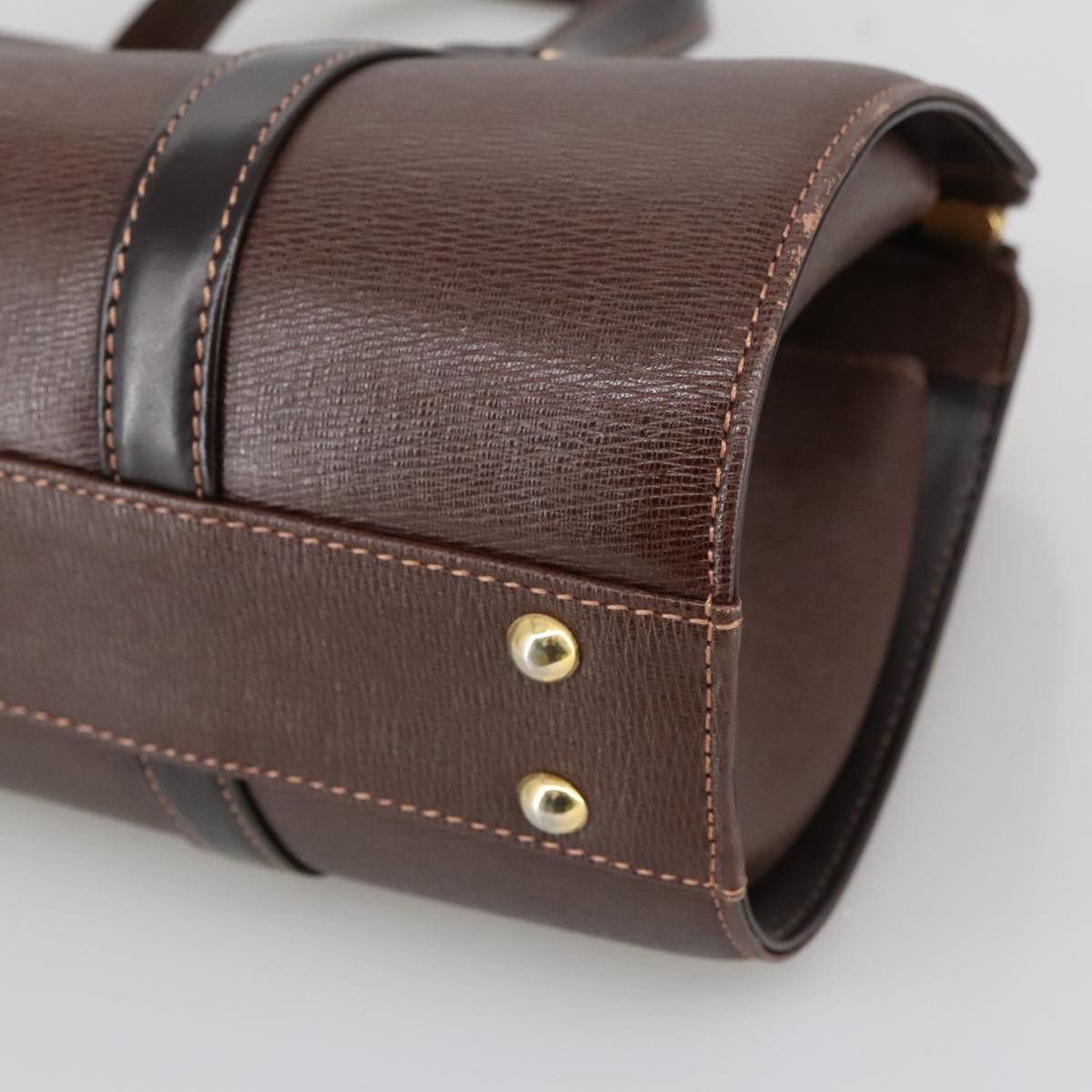 Burberry Nova Check Brown Leather Handbag (Pre-Owned) Size ONE SIZE - 10 Thumbnail