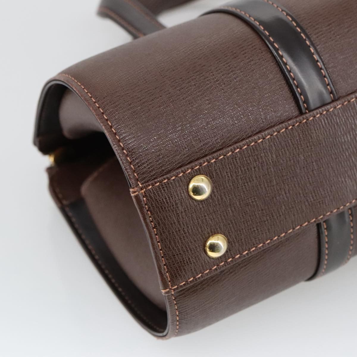 Burberry Nova Check Brown Leather Handbag (Pre-Owned) Size ONE SIZE - 9 Thumbnail