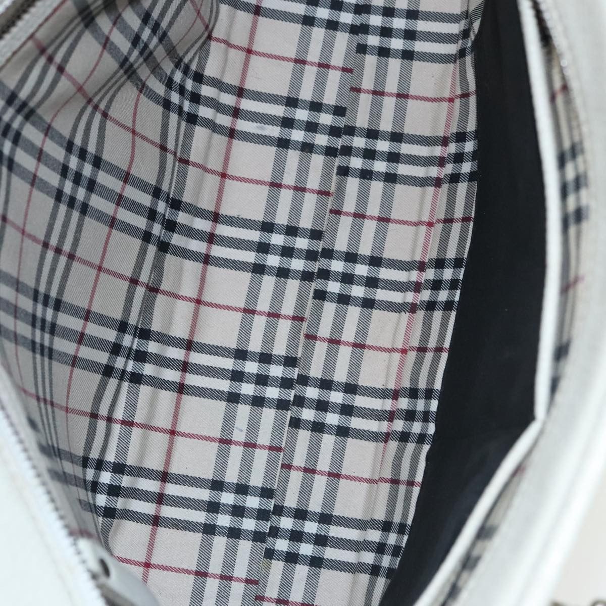 Burberry White Leather Tote Bag (Pre-Owned) Size ONE SIZE - 15 Thumbnail