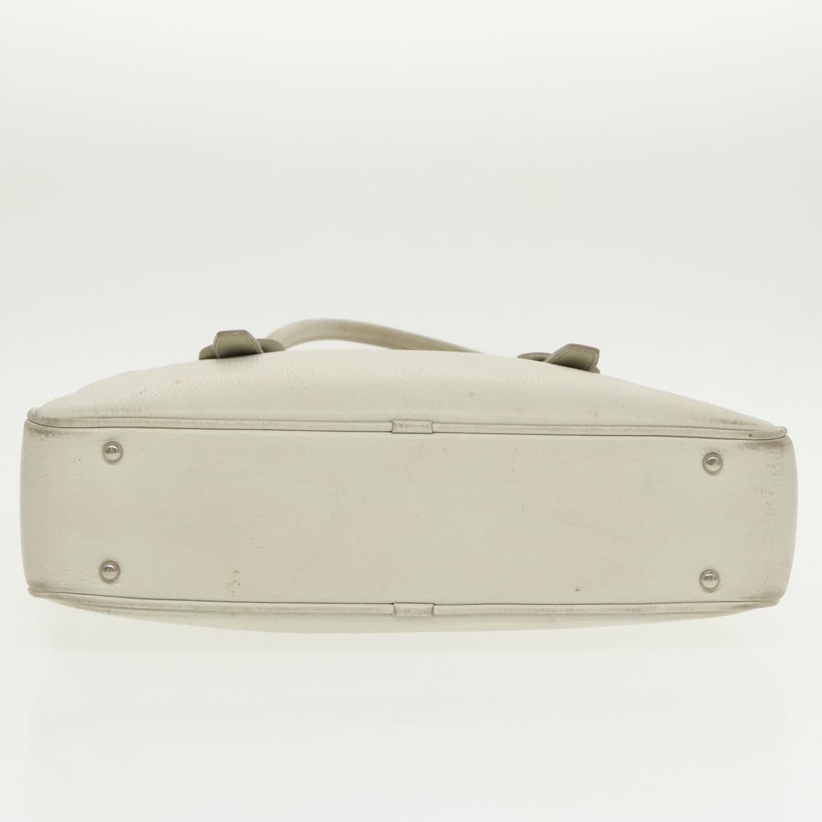 Burberry White Leather Tote Bag (Pre-Owned) Size ONE SIZE - 20 Thumbnail