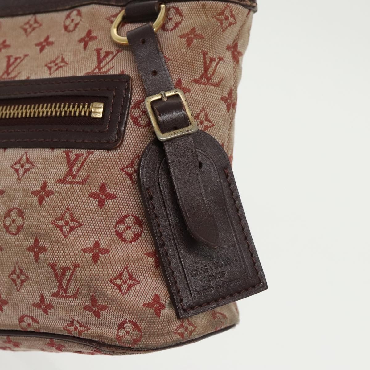 Louis Vuitton Lucile Red Canvas Handbag (Pre-Owned) Size ONE SIZE - 17 Thumbnail