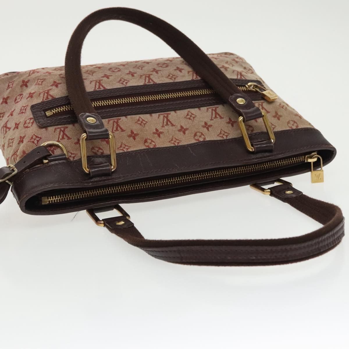 Louis Vuitton Lucile Red Canvas Handbag (Pre-Owned) Size ONE SIZE - 16 Thumbnail